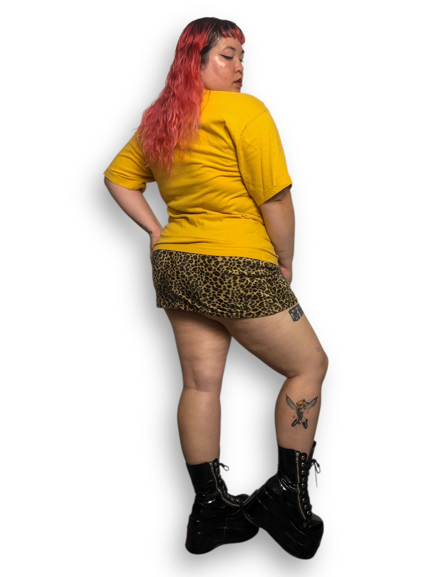 90’s/Y2K Rayar Les Coches Yellow T-Shirt (XL)