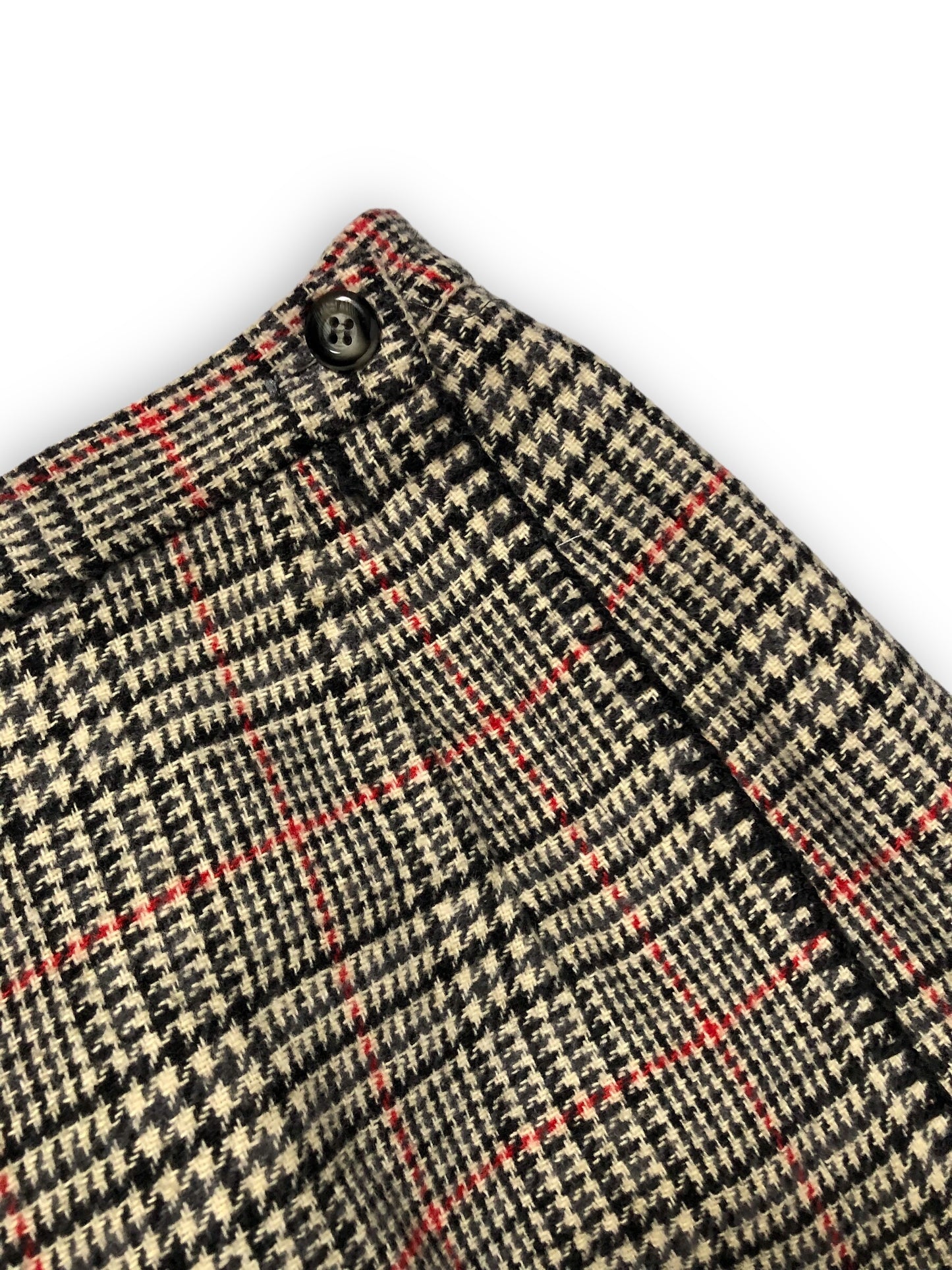 90’s Requirements Houndstooth Plaid Pencil Skirt (L/XL)