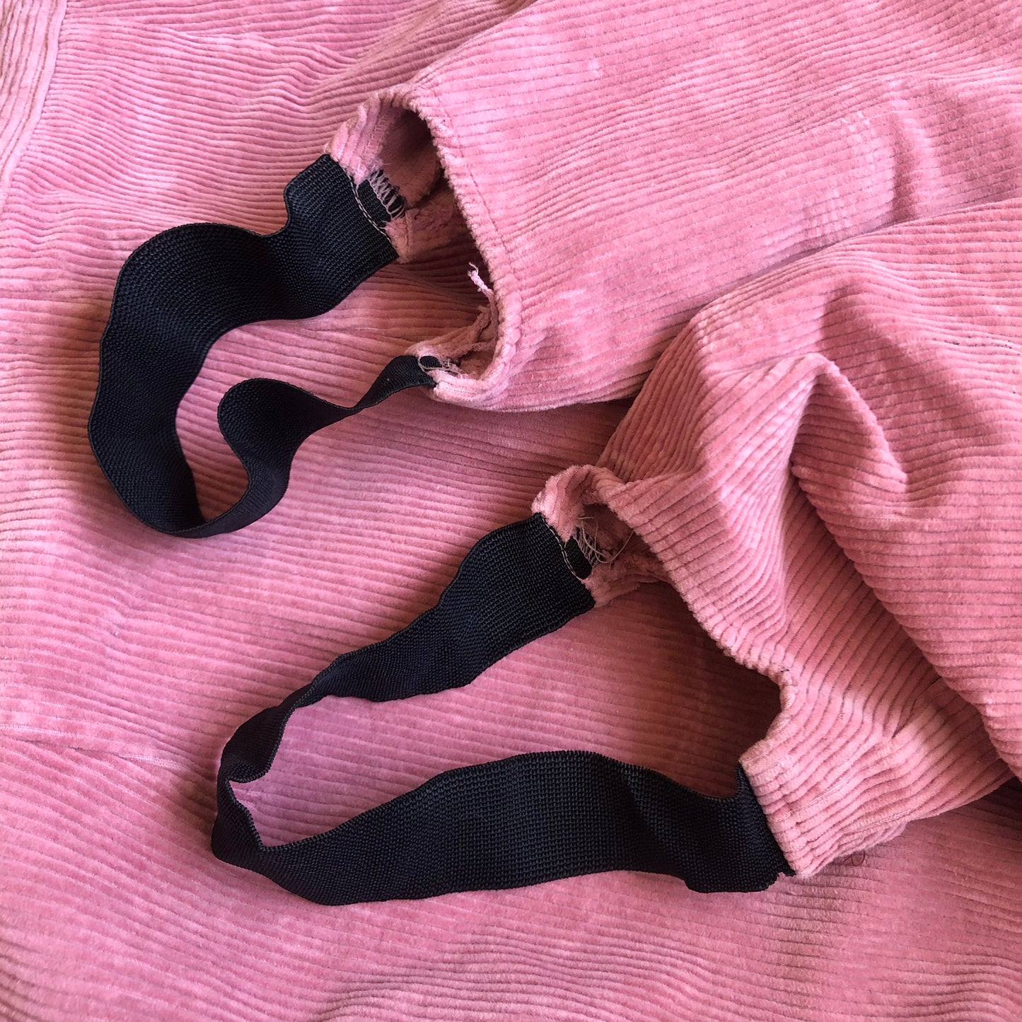 90’s Westport Ltd Rose Pink Corduroy Stirrup Pants (XL/2X)