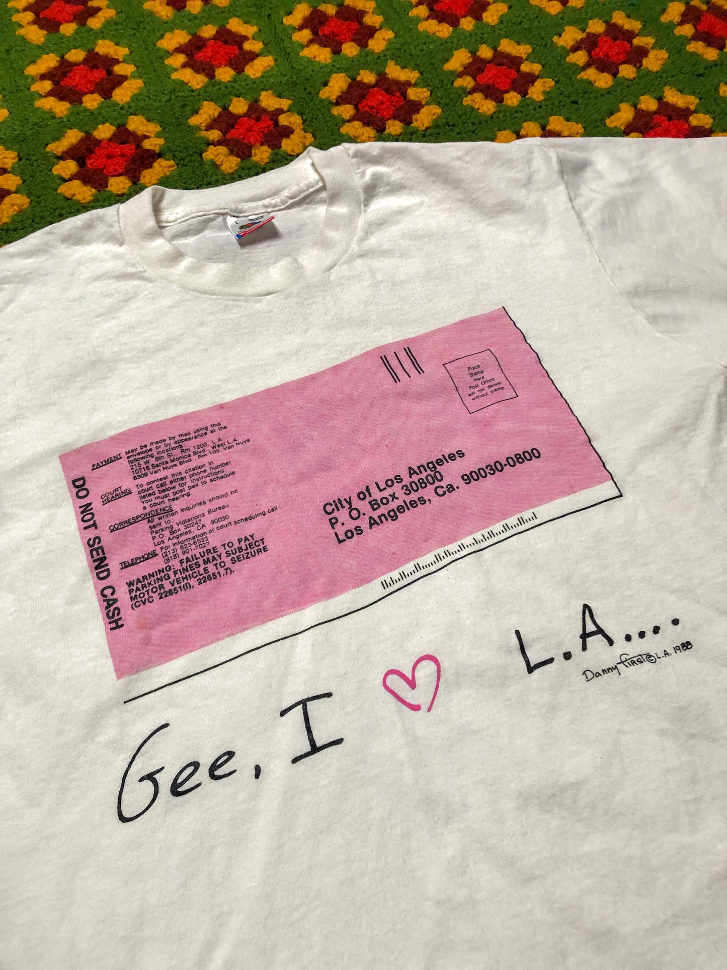 80’s Danny First ‘Gee, I Love LA…’ T-Shirt (L)