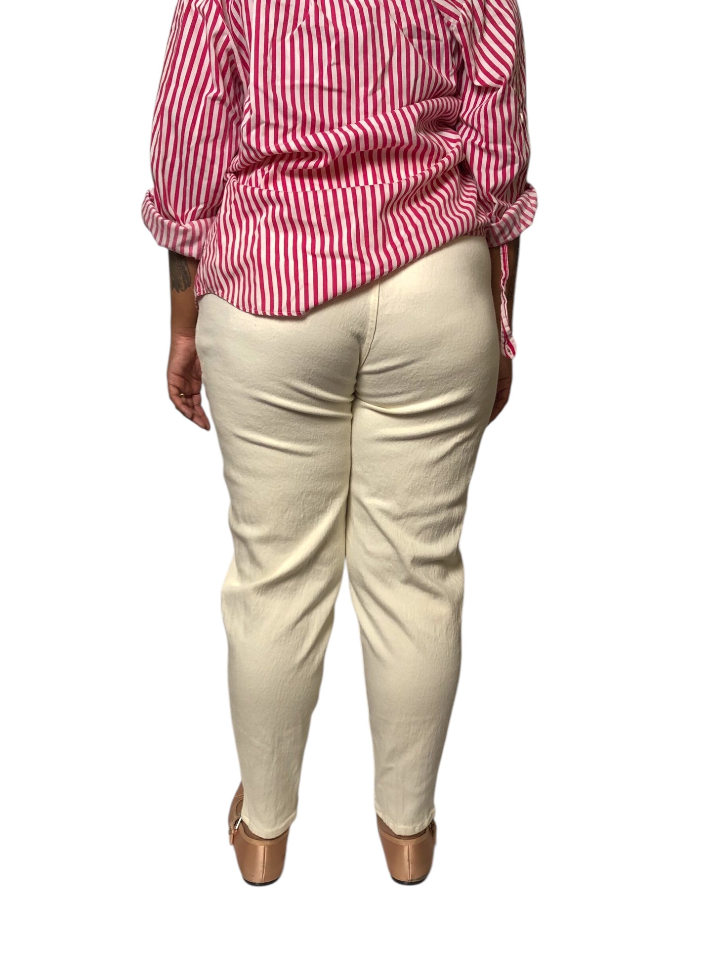 Y2K Forelli White Denim Jeans (2X)