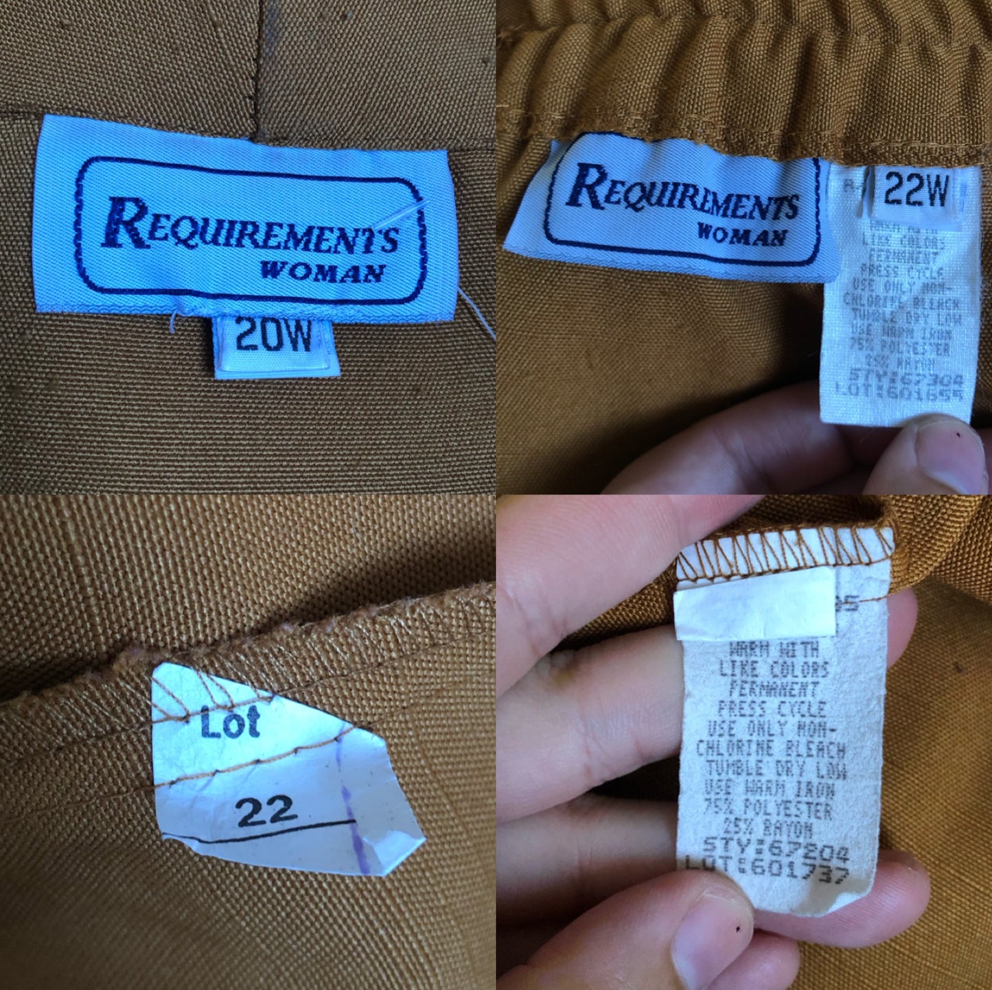 80’s Requirements Copper Brown Skirt Suit (2X/3X)
