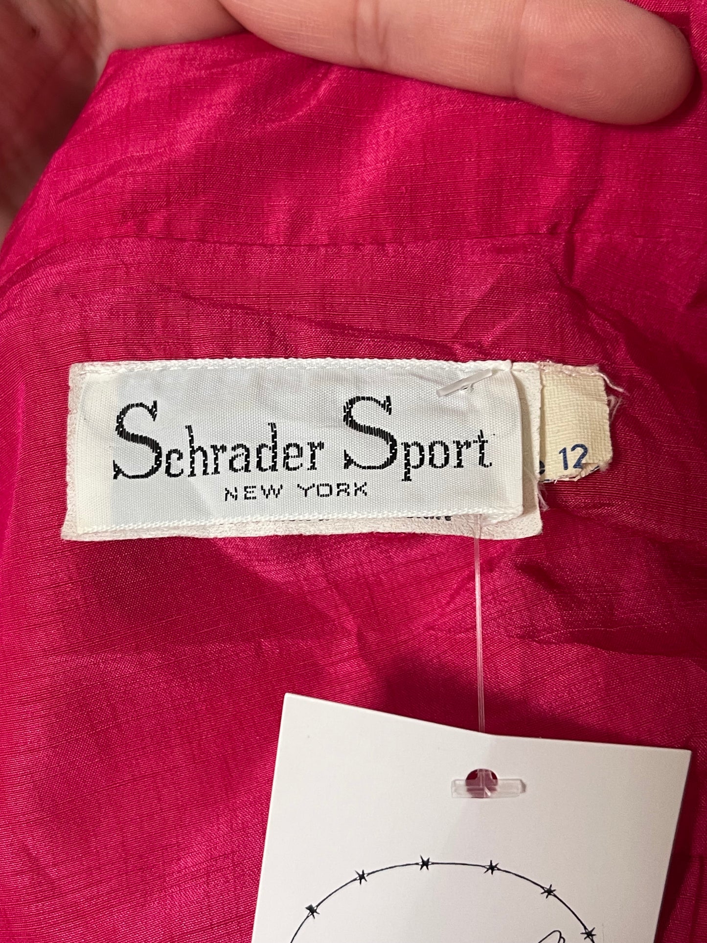 80’s Hot Pink Shirt Dress (XL/1X)
