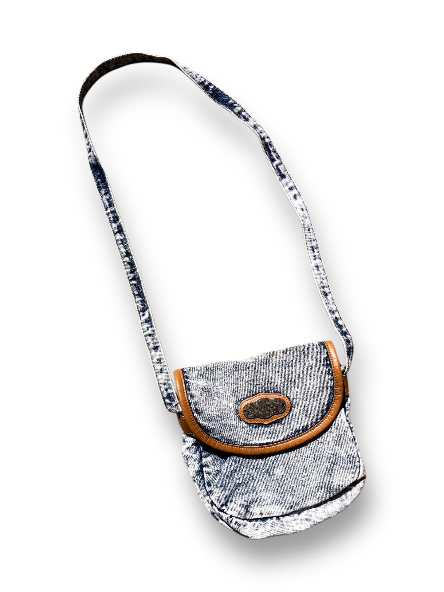 90’s/Y2K Cherokee Acid Wash Denim Mini Purse