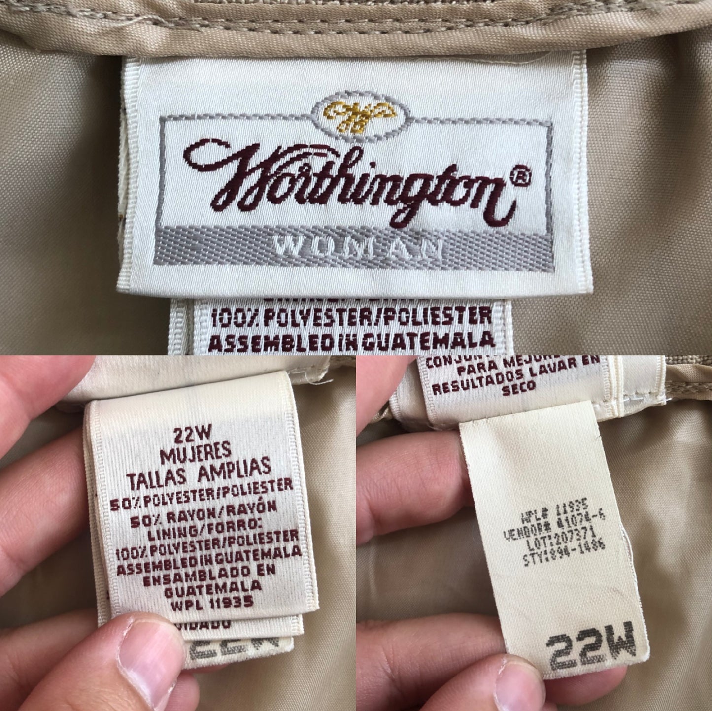 90’s Worthington Khaki Pencil Skirt (2X)