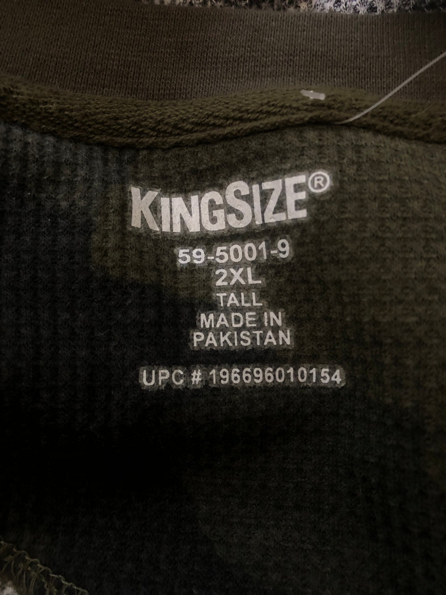 Y2K/Modern KingSize Camo Thermal Long Sleeve Shirt (3X)