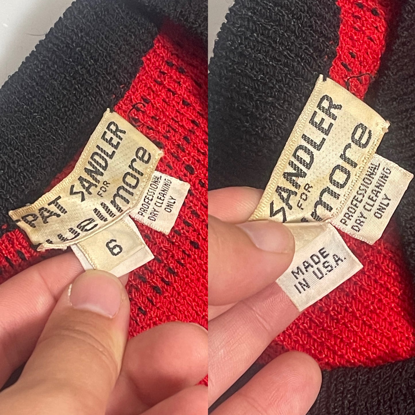 80’s Plaid Knit Cardigan Sweater (XS/S/M)