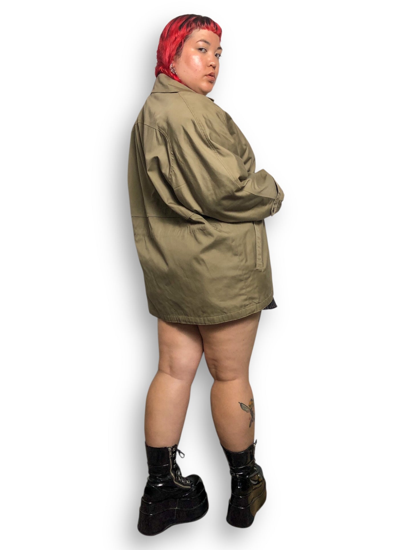80’s/90’s Woman’s World by Utex Khaki Jacket (2X/3X)