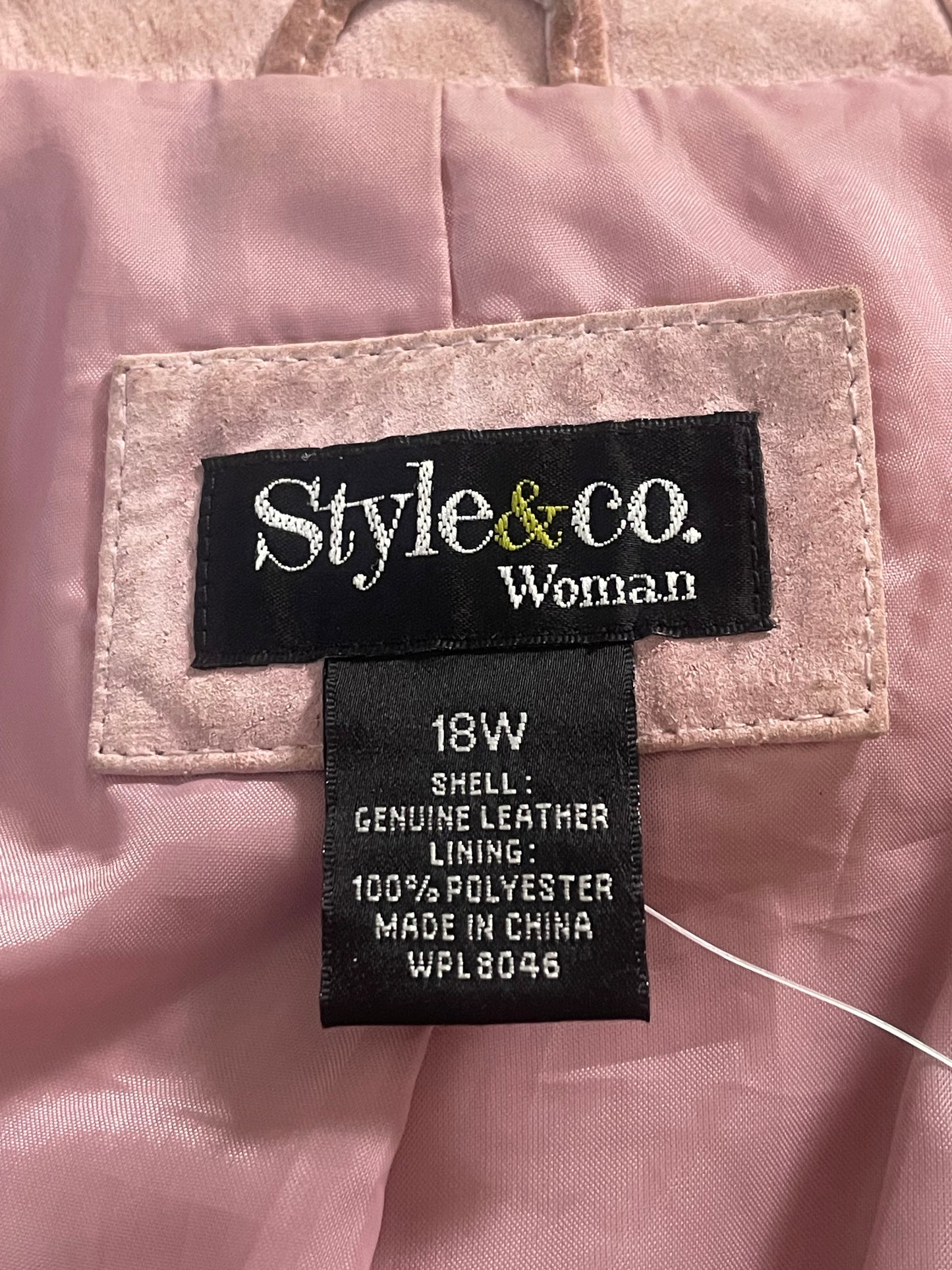90’s Suede Leather Blazer (1X)