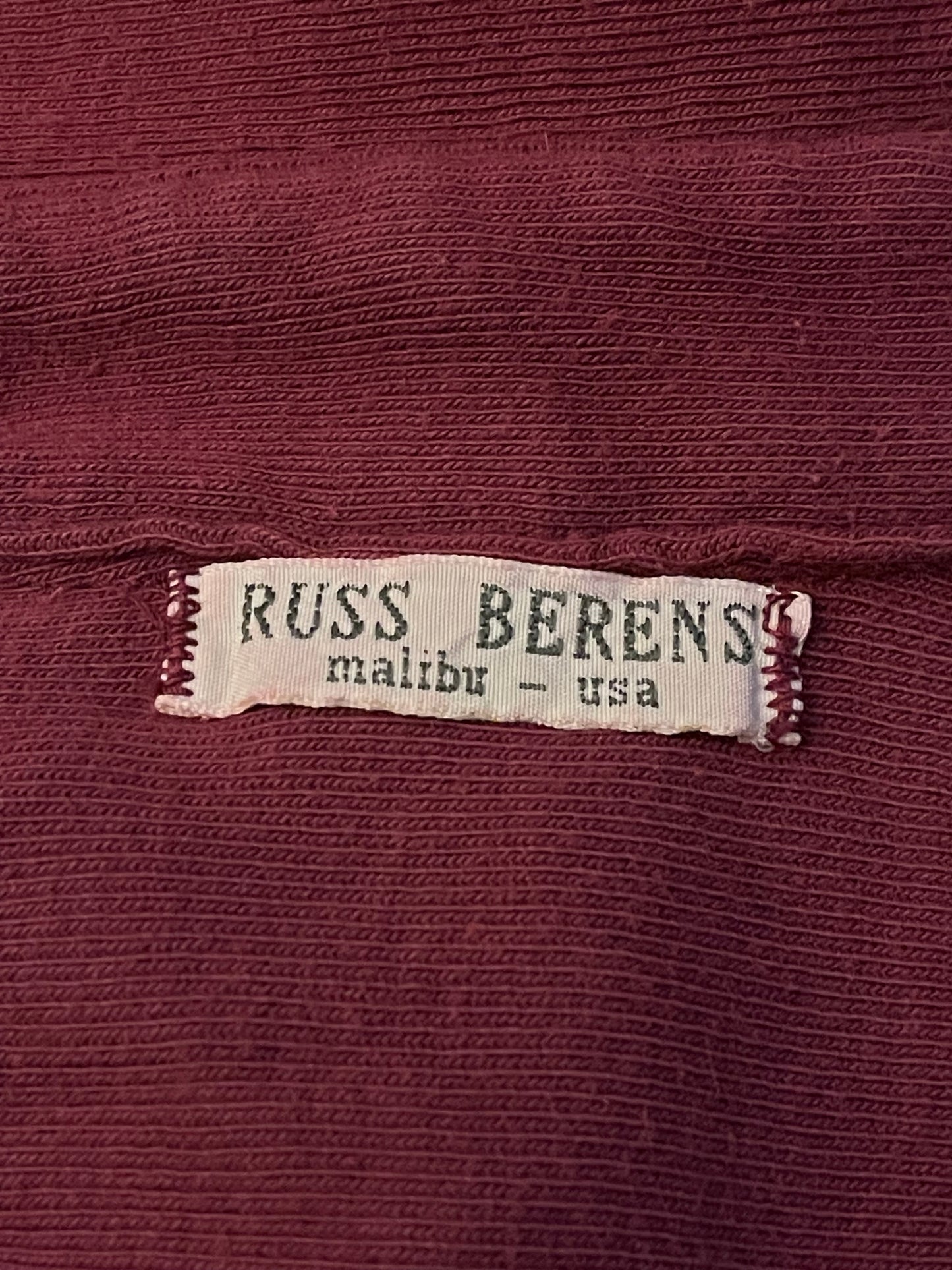 80’s/90’s Russ Berens Plum Button Down Shirt (M)