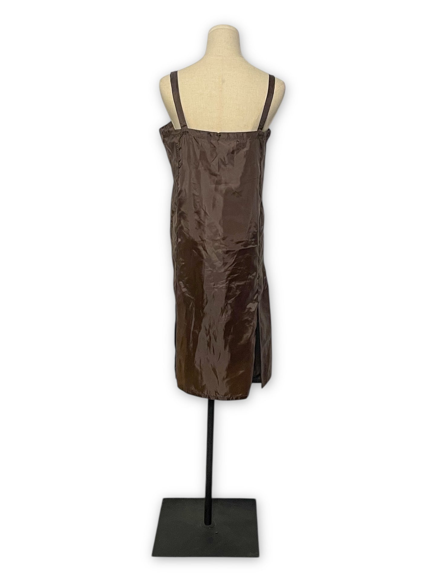 Vintage Brown Slip Dress (M)