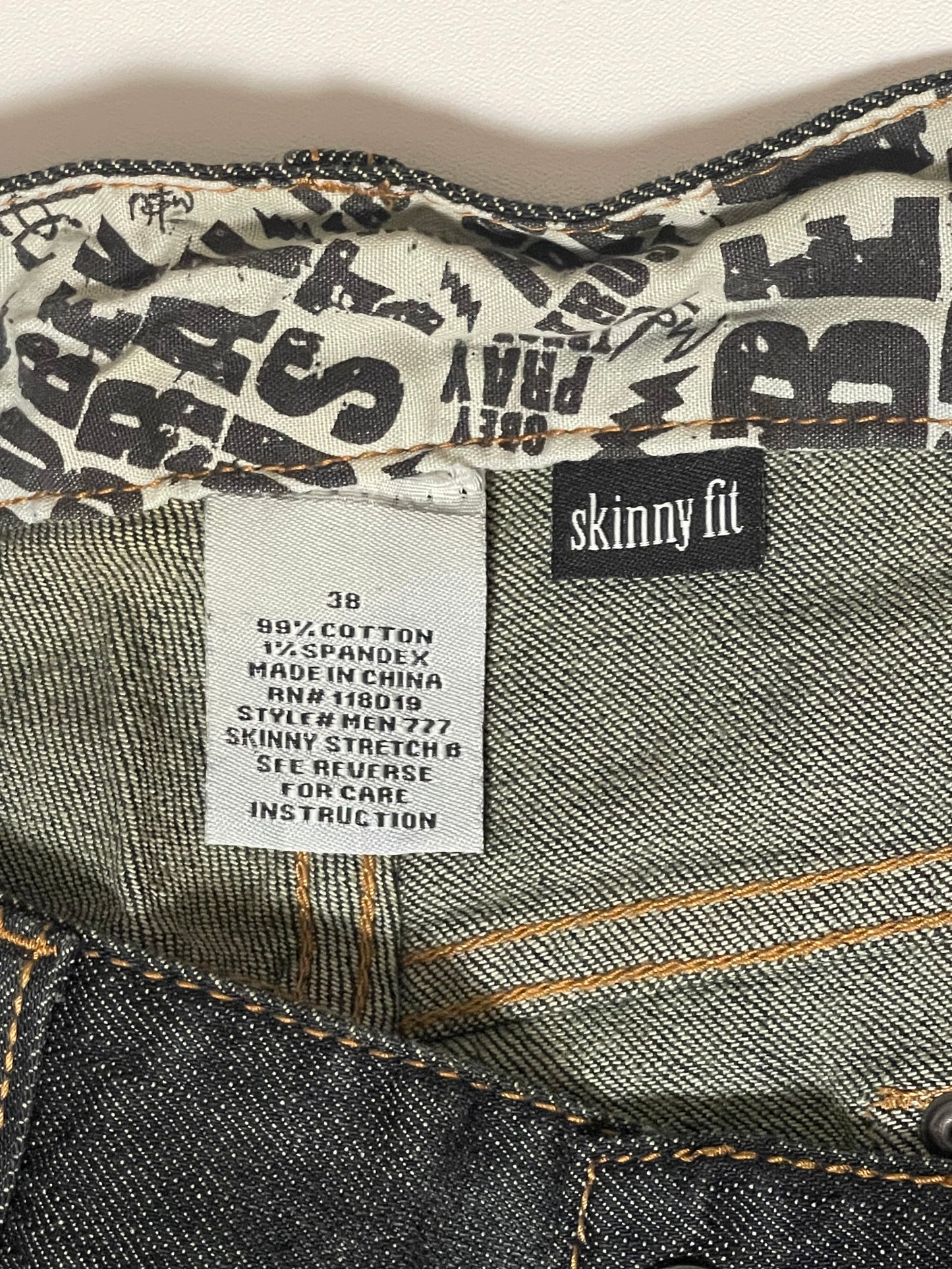 Deadstock Y2K Dark Wash Denim Jeans (XL)