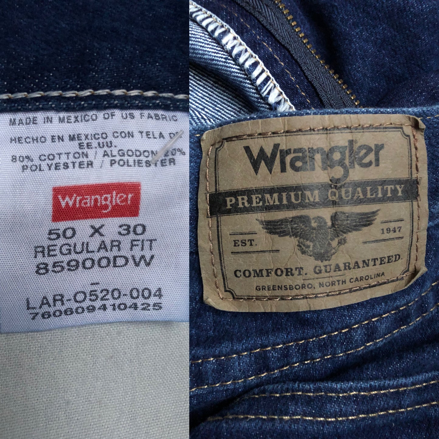 90’s/Y2K Wrangler Dark Wash Denim Jeans (3X)