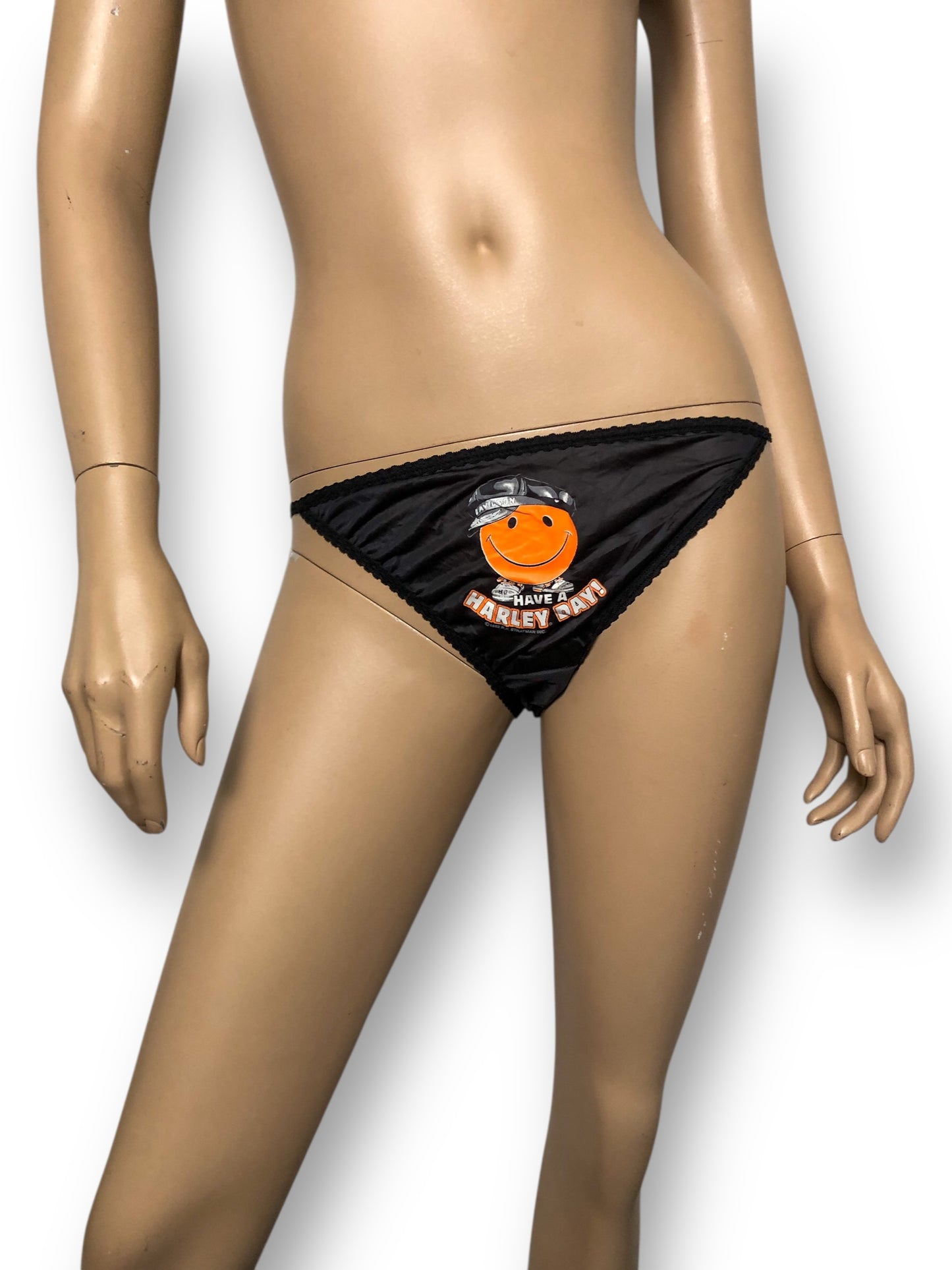 80’s Harley Davidson Black Panties (XS/S/M)