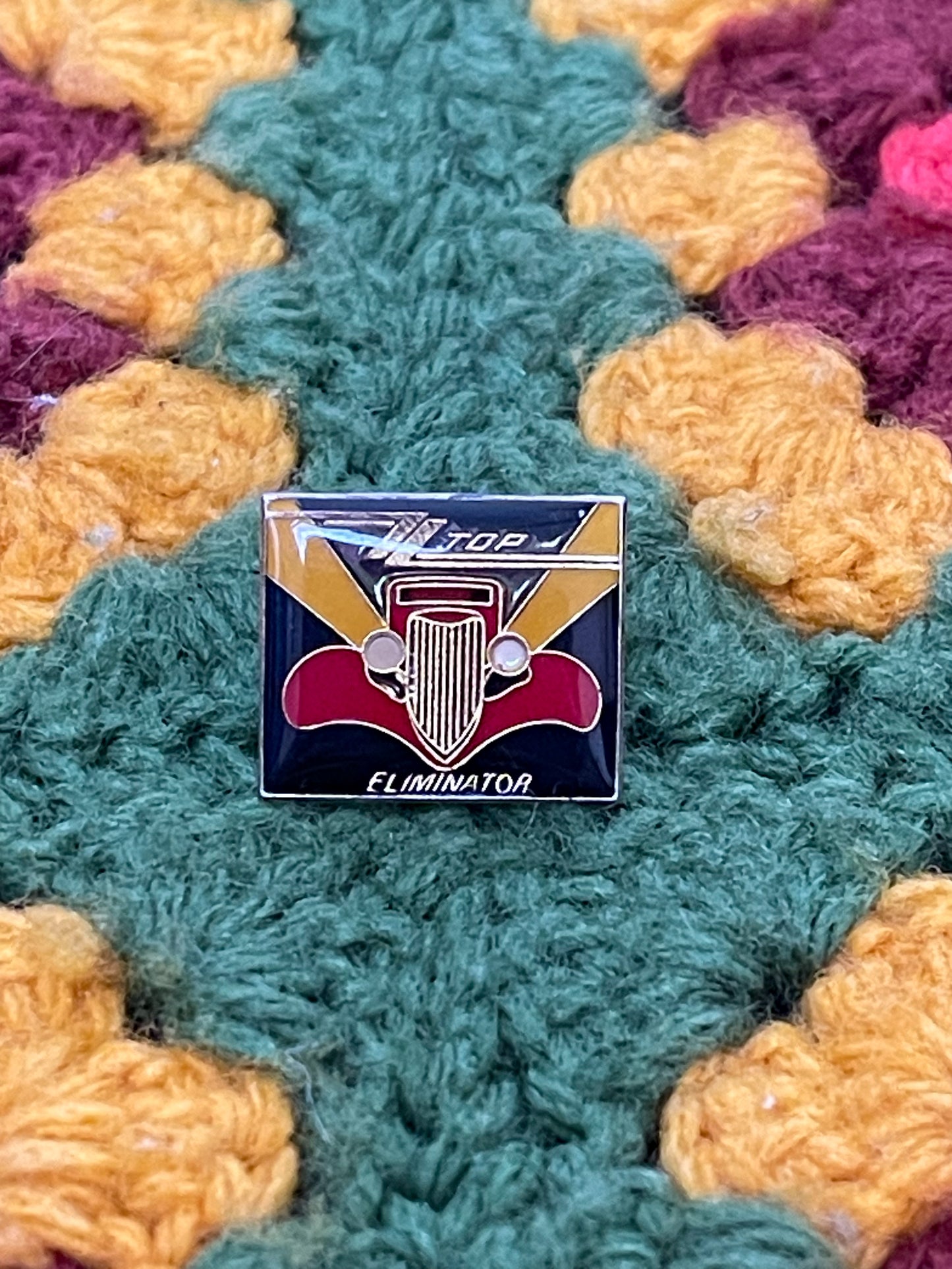Vintage ZZ Top ‘Eliminator’ Enamel Pin