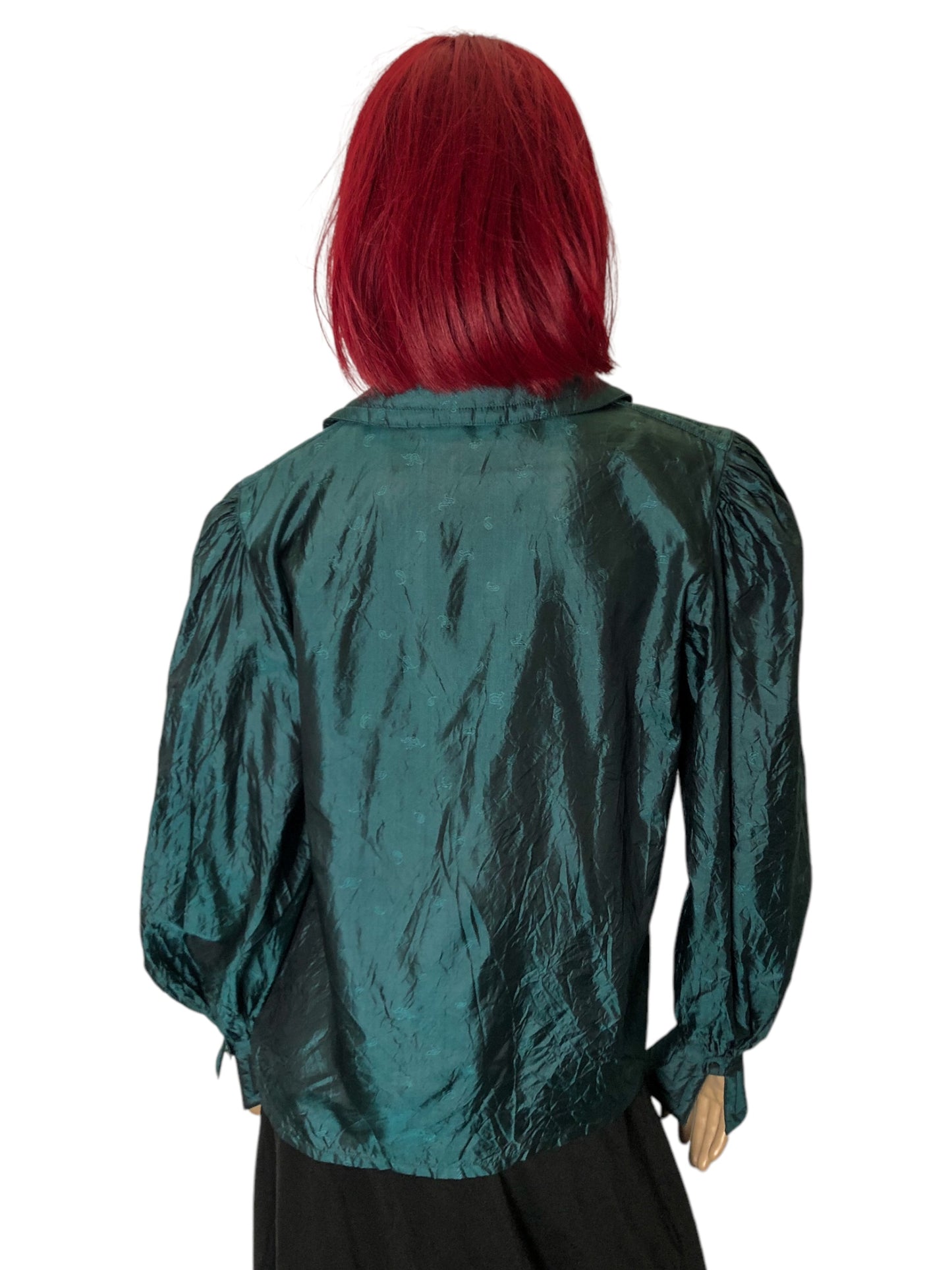 80’s Escada by SRB Forest Green Blouse (L)