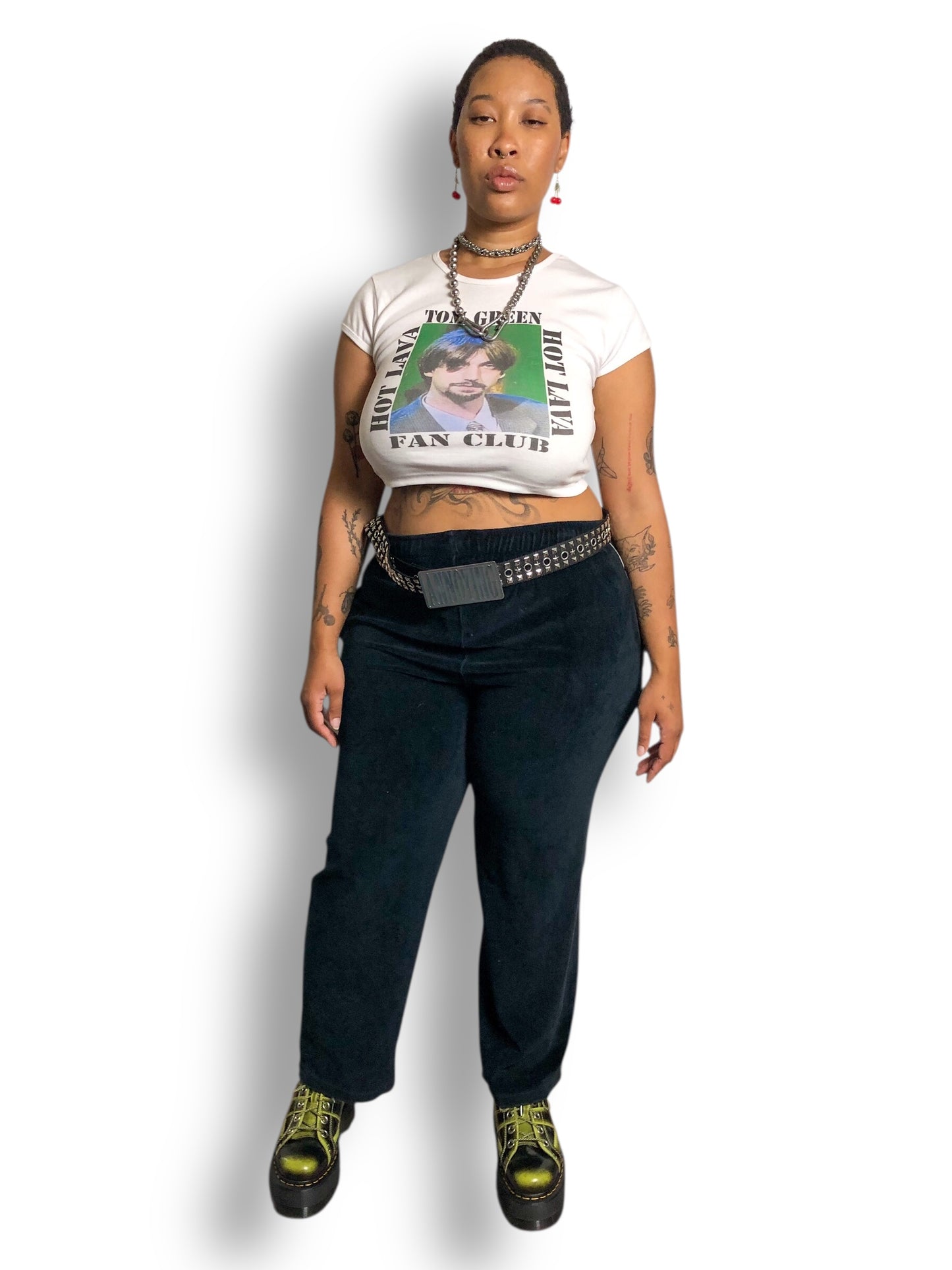 Y2K U.S. Polo Assocation Black Velour Track Pants (M/L/XL/2X)