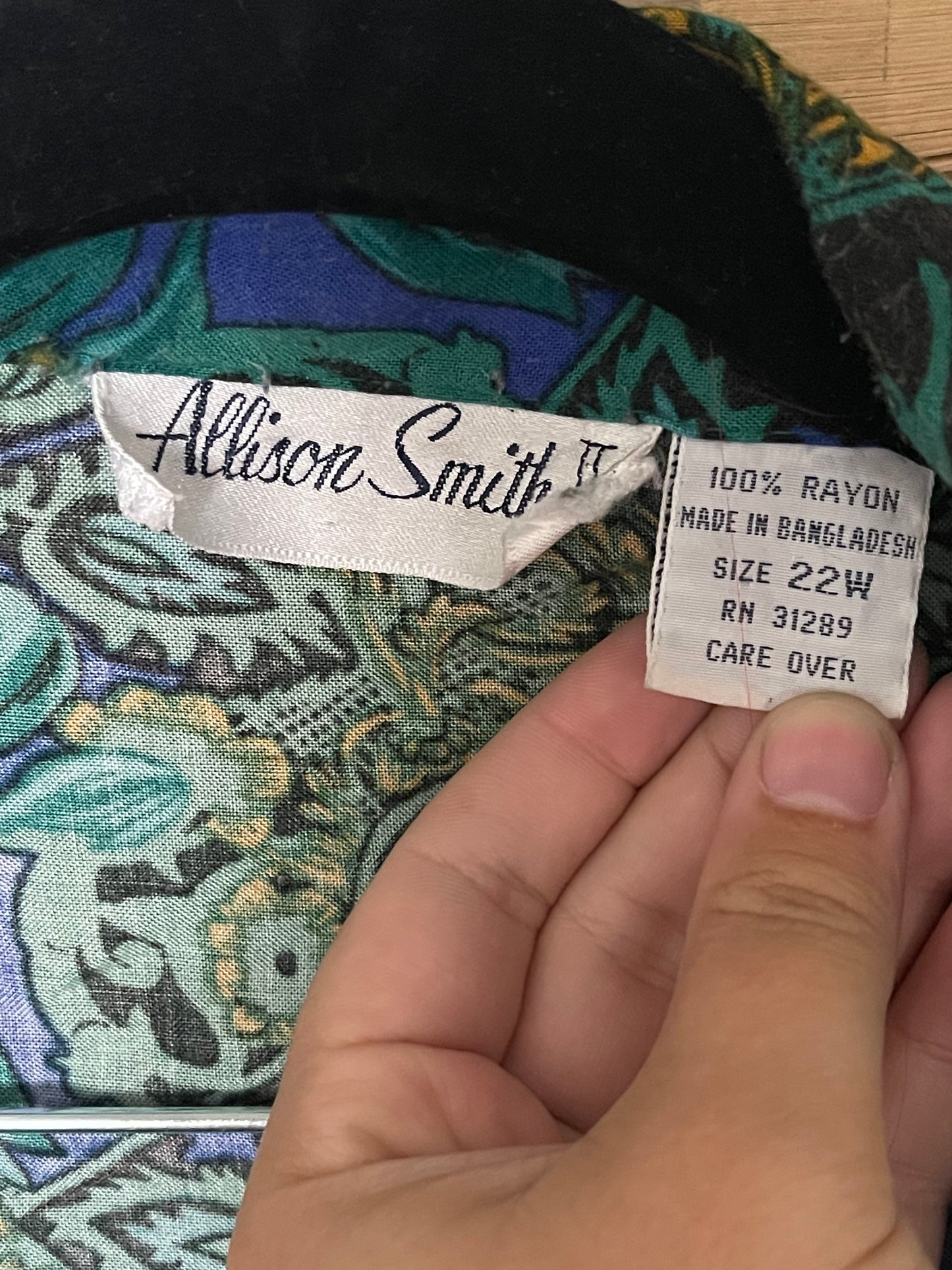 90’s/Y2K Allison Smith II Floral 2-Piece Set (3X)