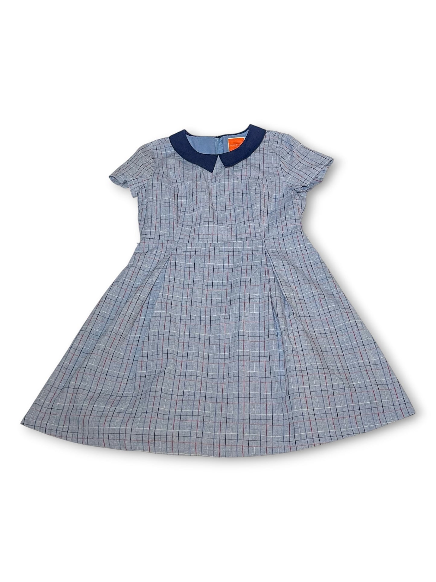 Retro Twee Grid Dress (XL)