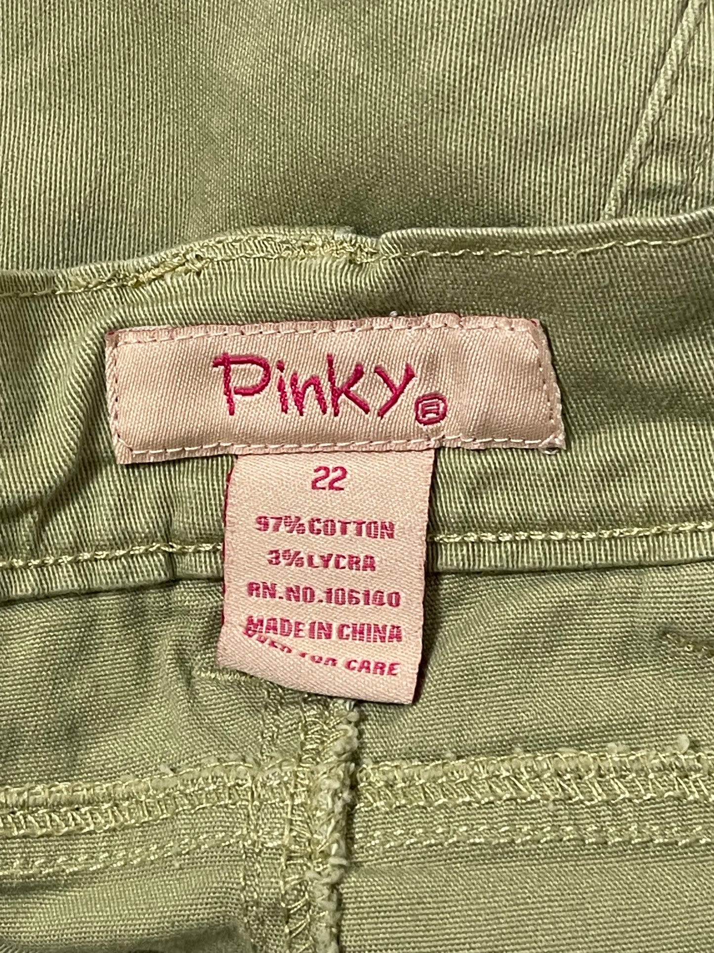 Y2K Light Green Mini Skirt (3X)