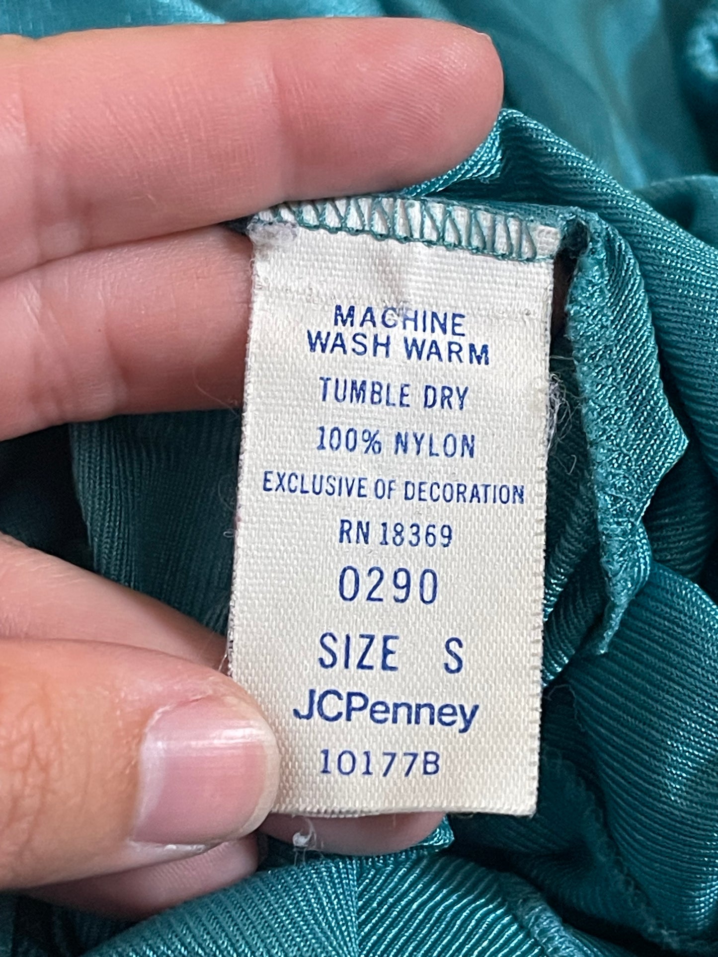 70’s Retro Turquoise Lounge Dress (S)