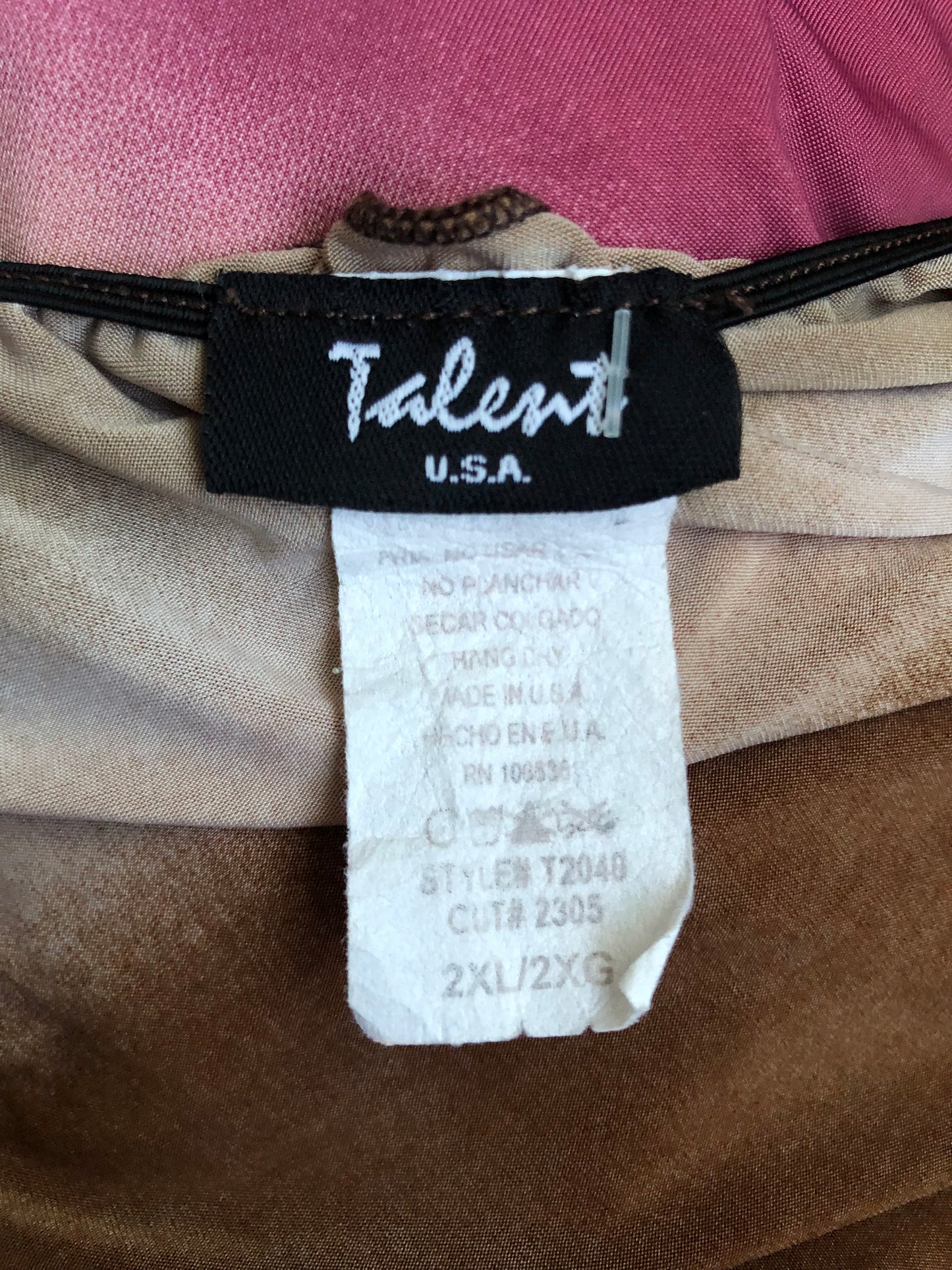 90’s Talent Ombré Striped Top (2X)