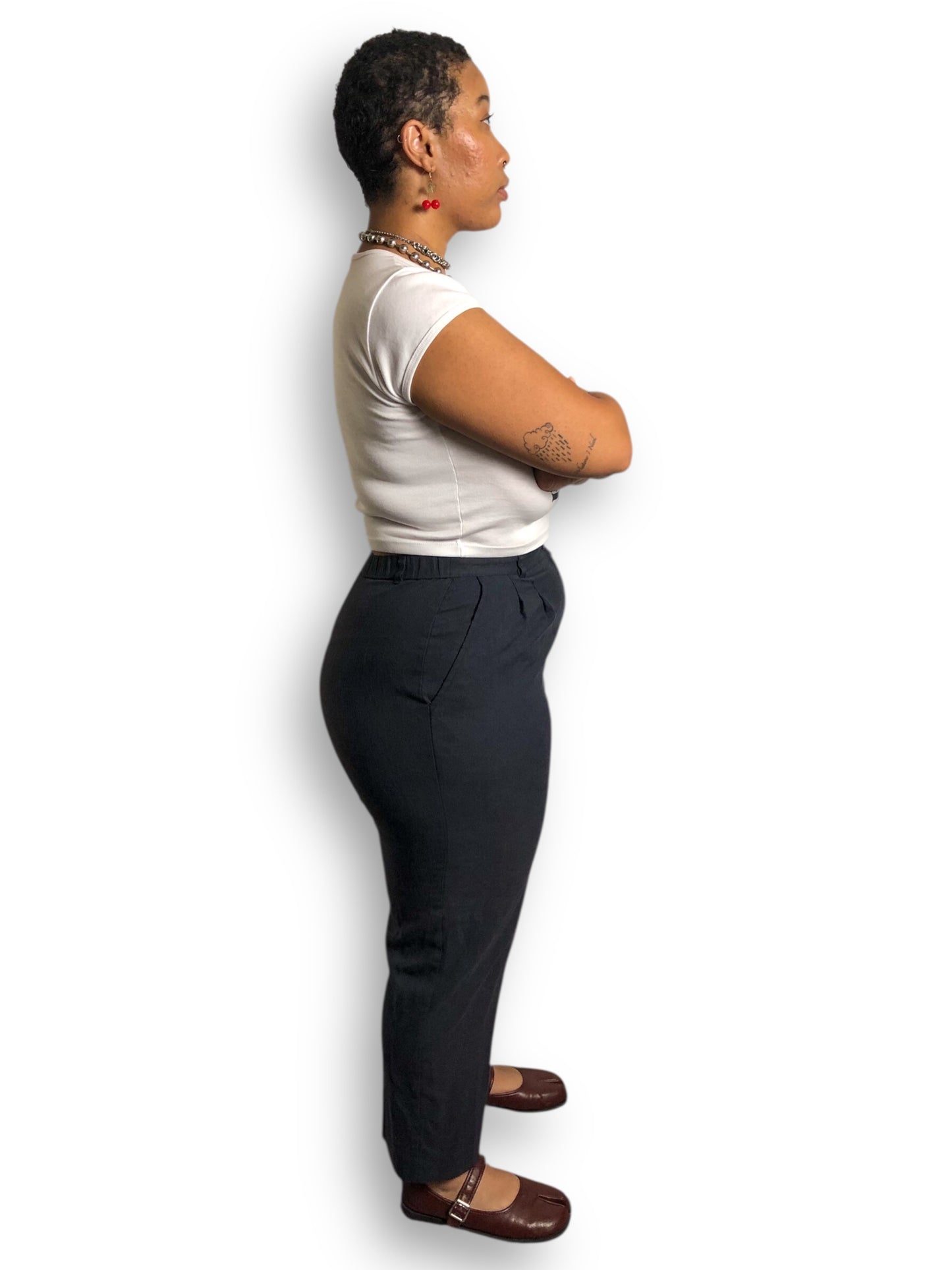 80’s/90’s Koret Black Trousers (XL)