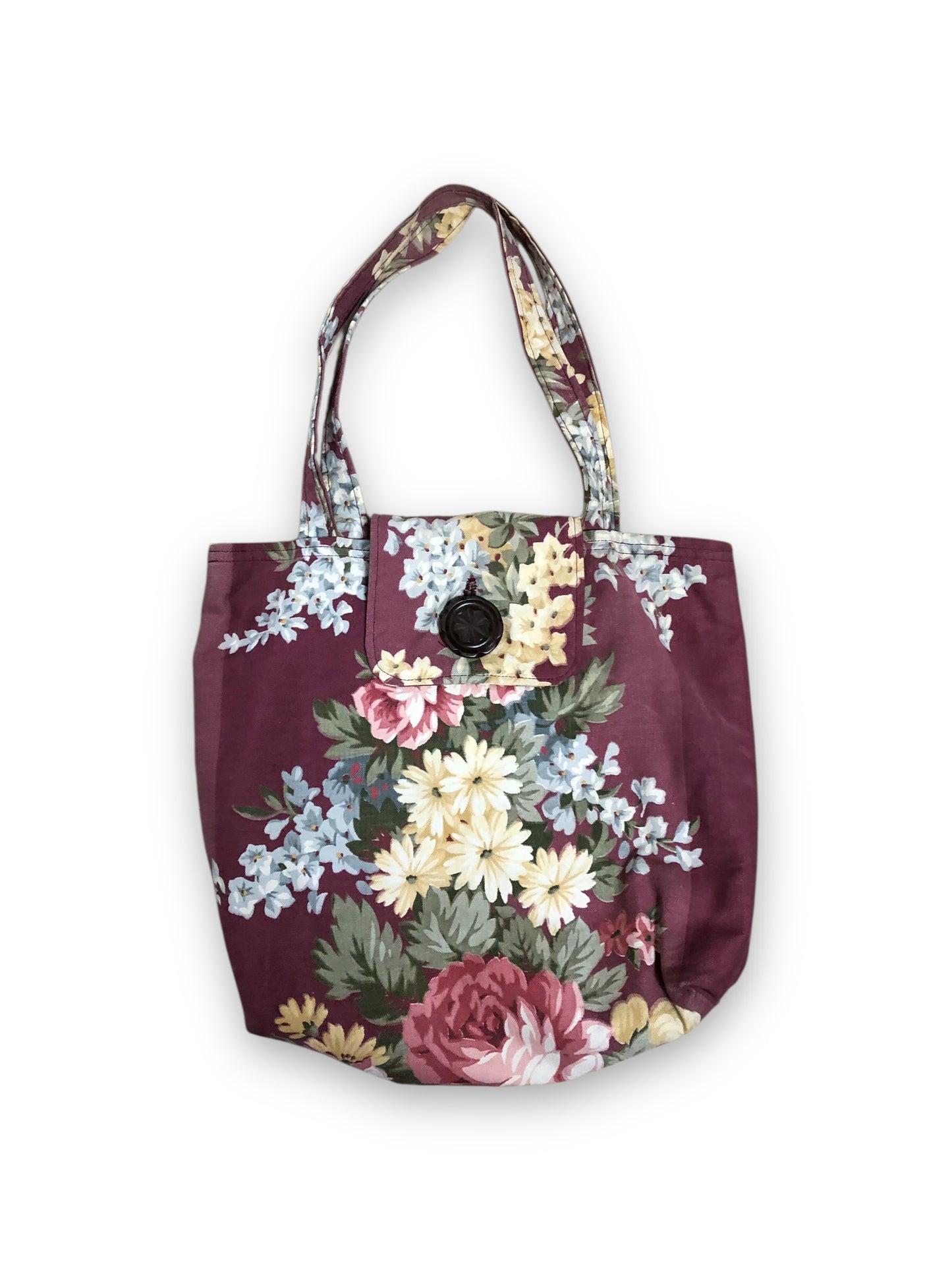 90’s Jackie Spicer Blush Red Floral Print Purse