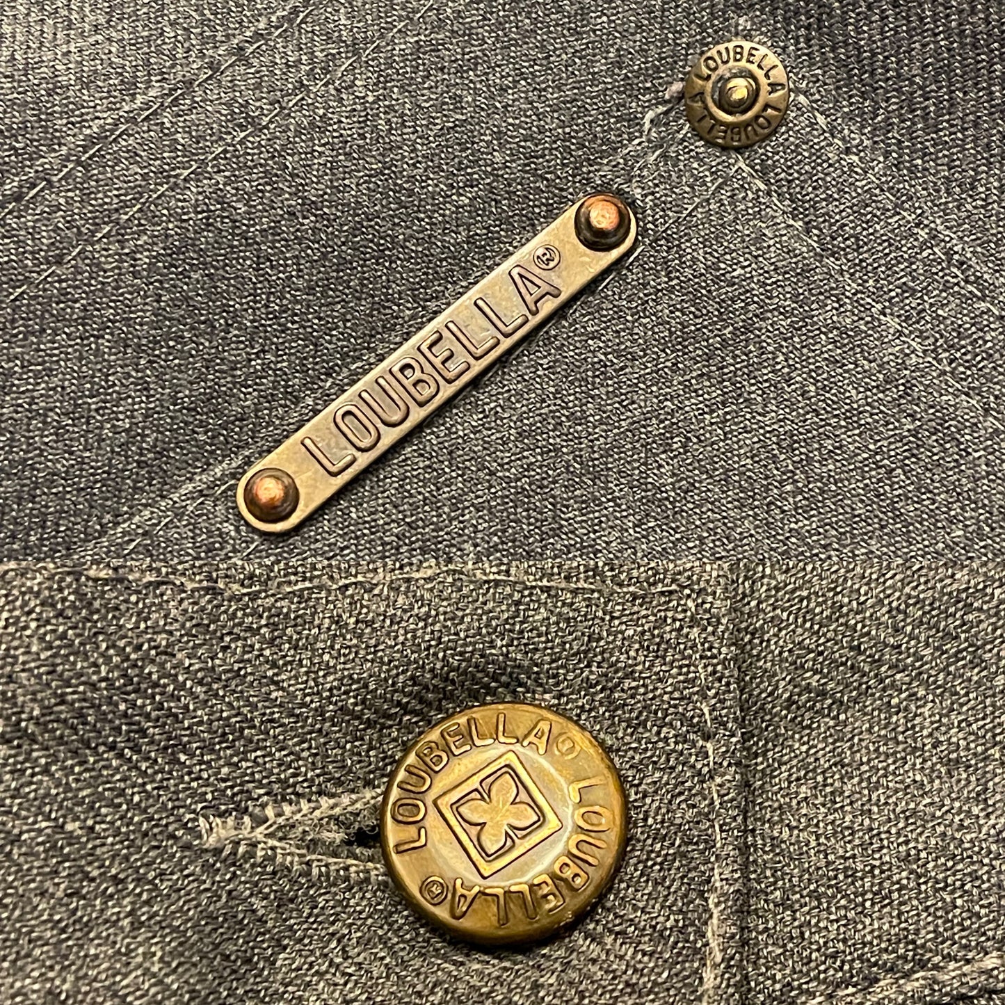 80’s Loubella Gray Slacks (L)