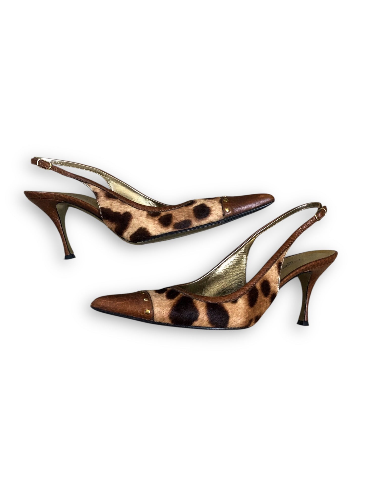 Dolce & Gabanna Leopard Slingback Heels (6/6.5)