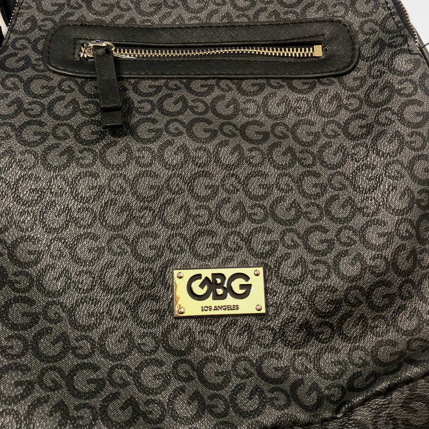 Y2K G by Guess Black Monogram Backpack