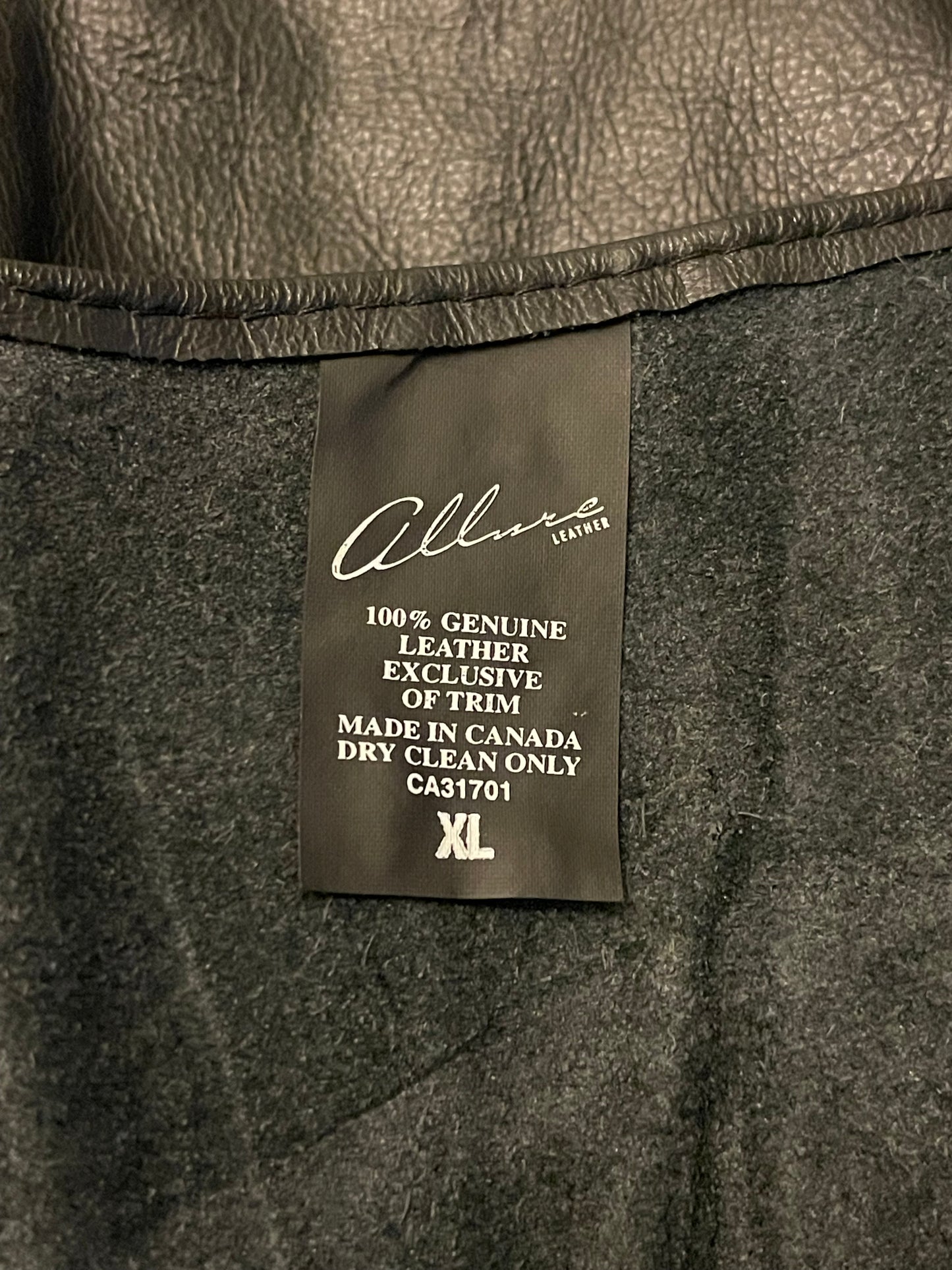 90’s/Y2K Allure Black Leather Mini Dress (M)