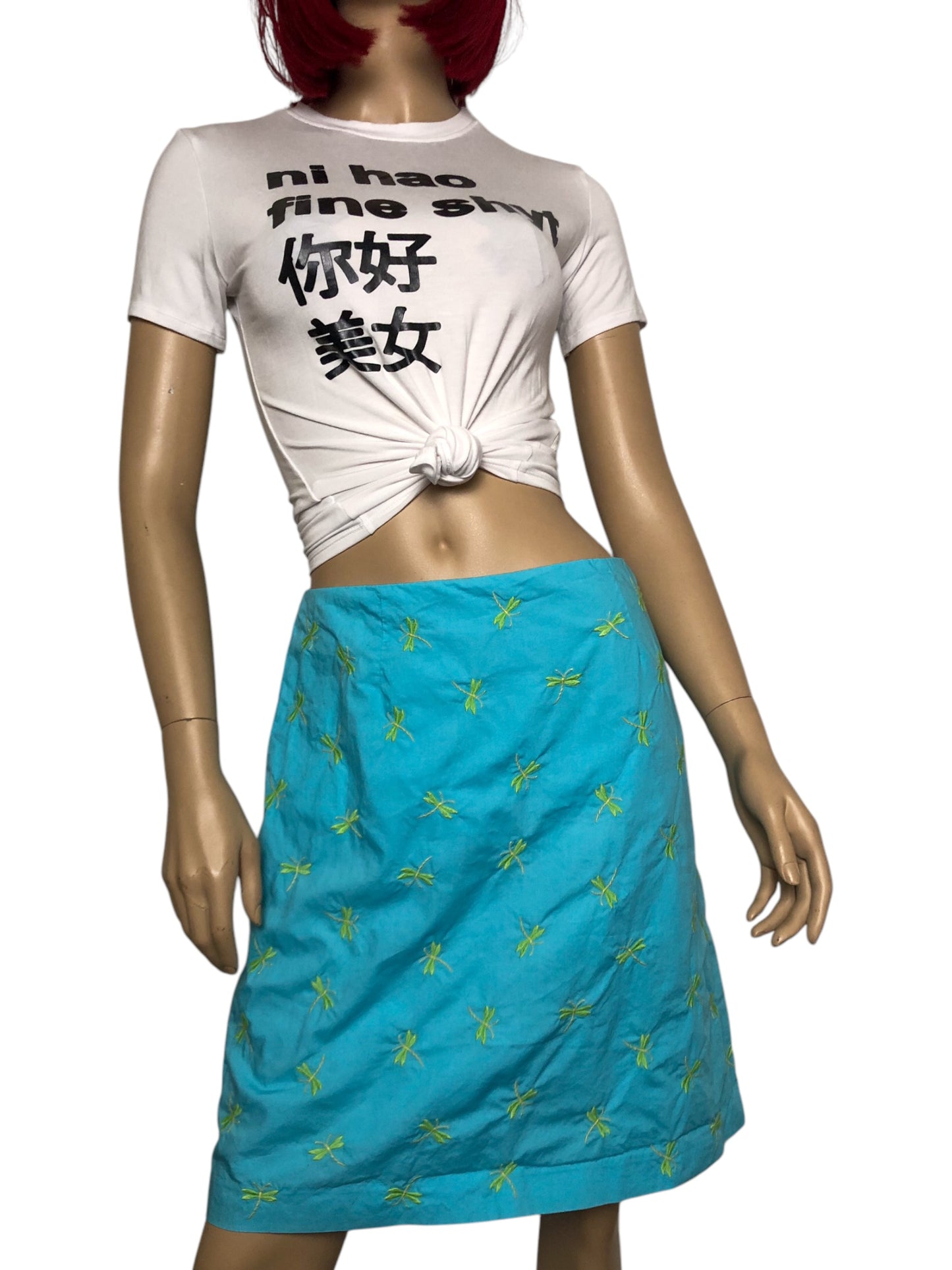 90’s Talbots Cyan Blue Skirt (M)