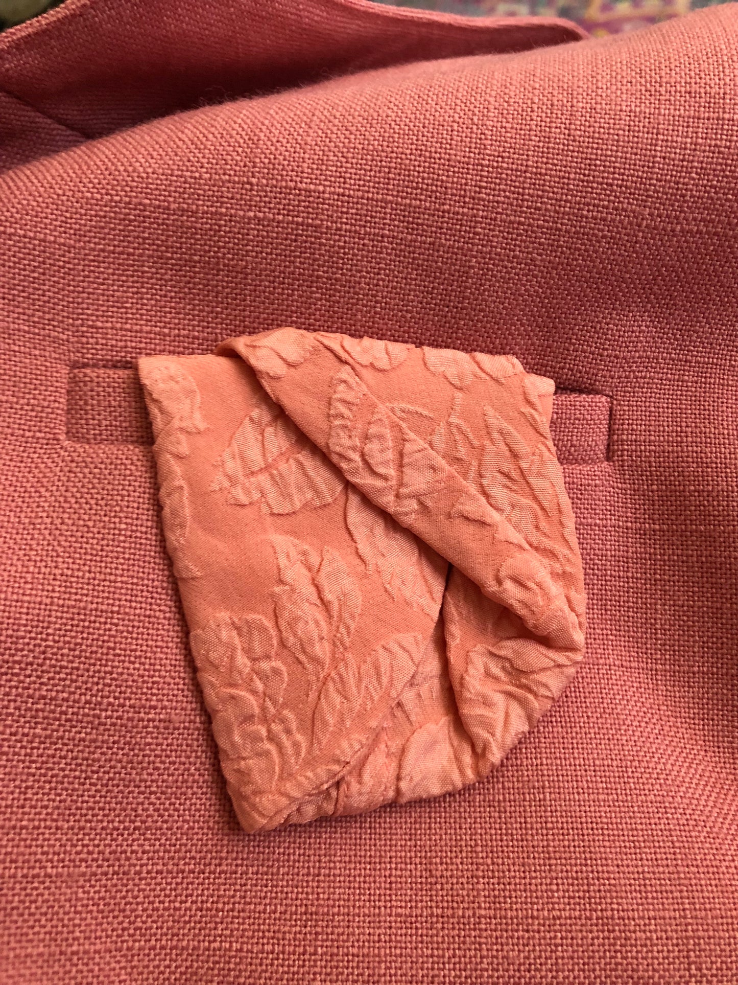 80’s/90’s Ashley Brooke Salmon Pink Skirt Suit (2X)