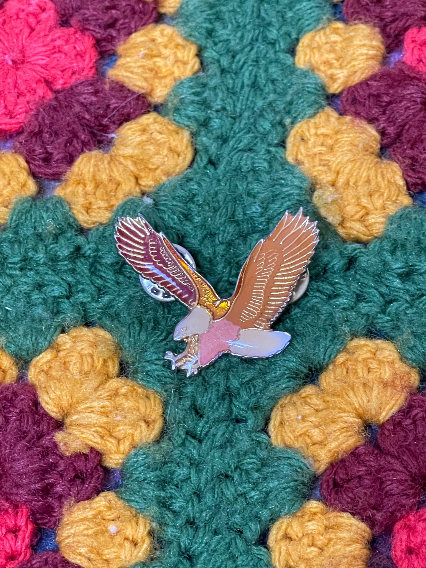 Vintage Eagle Enamel Pin