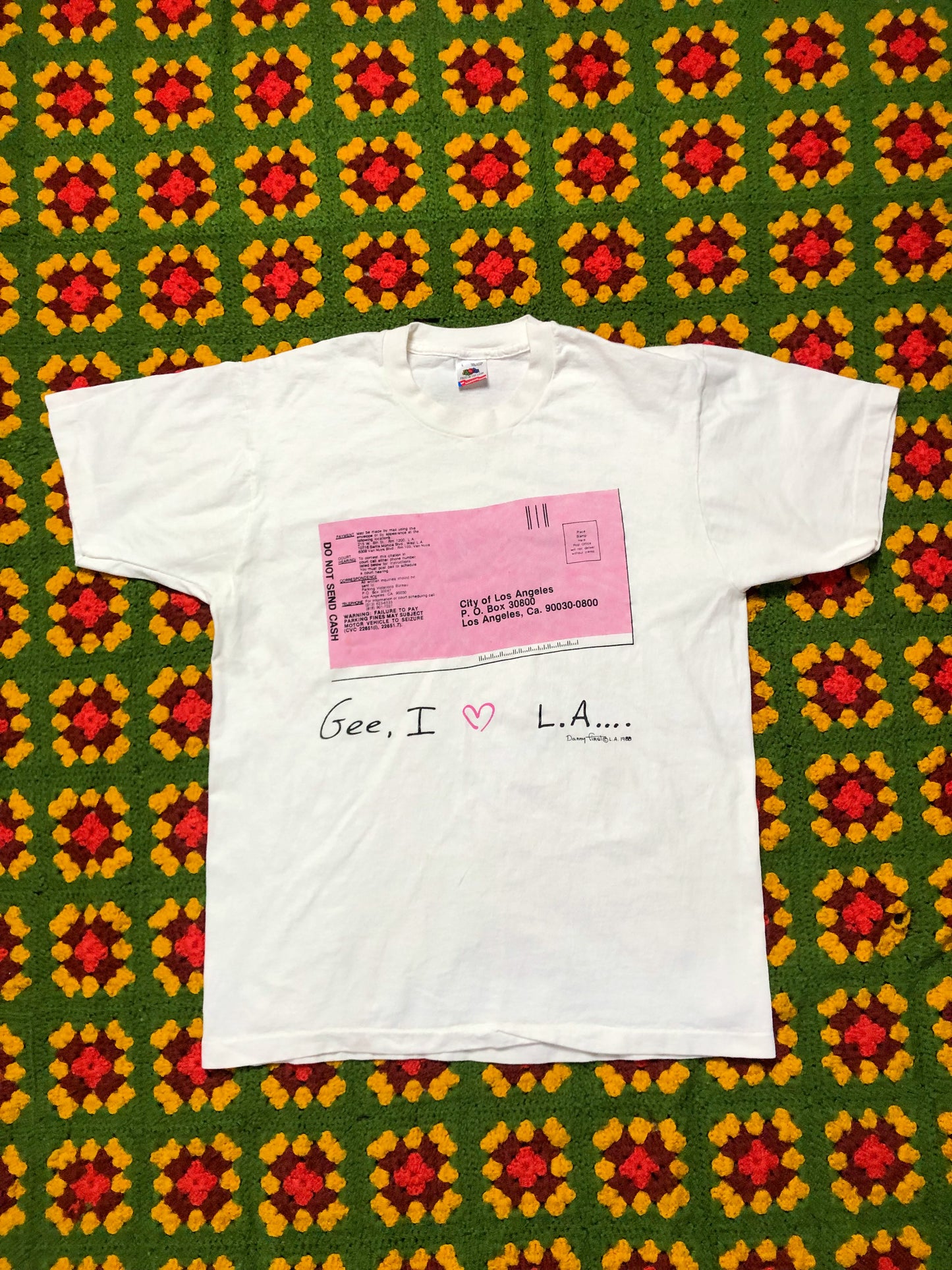 80’s Danny First ‘Gee, I Love LA…’ T-Shirt (L)