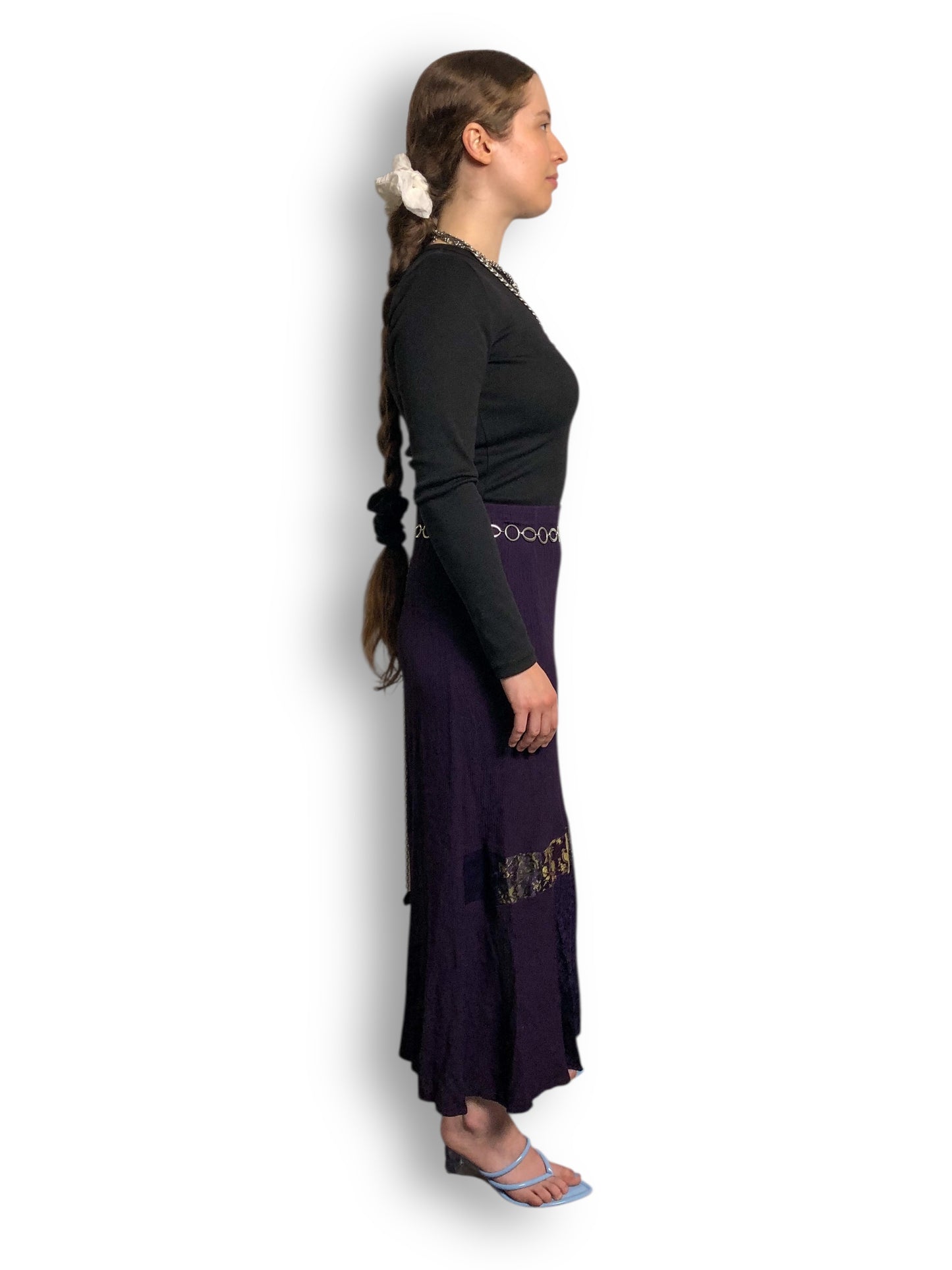 90’s Tommy n Loulou Purple Midi Skirt (M/L)