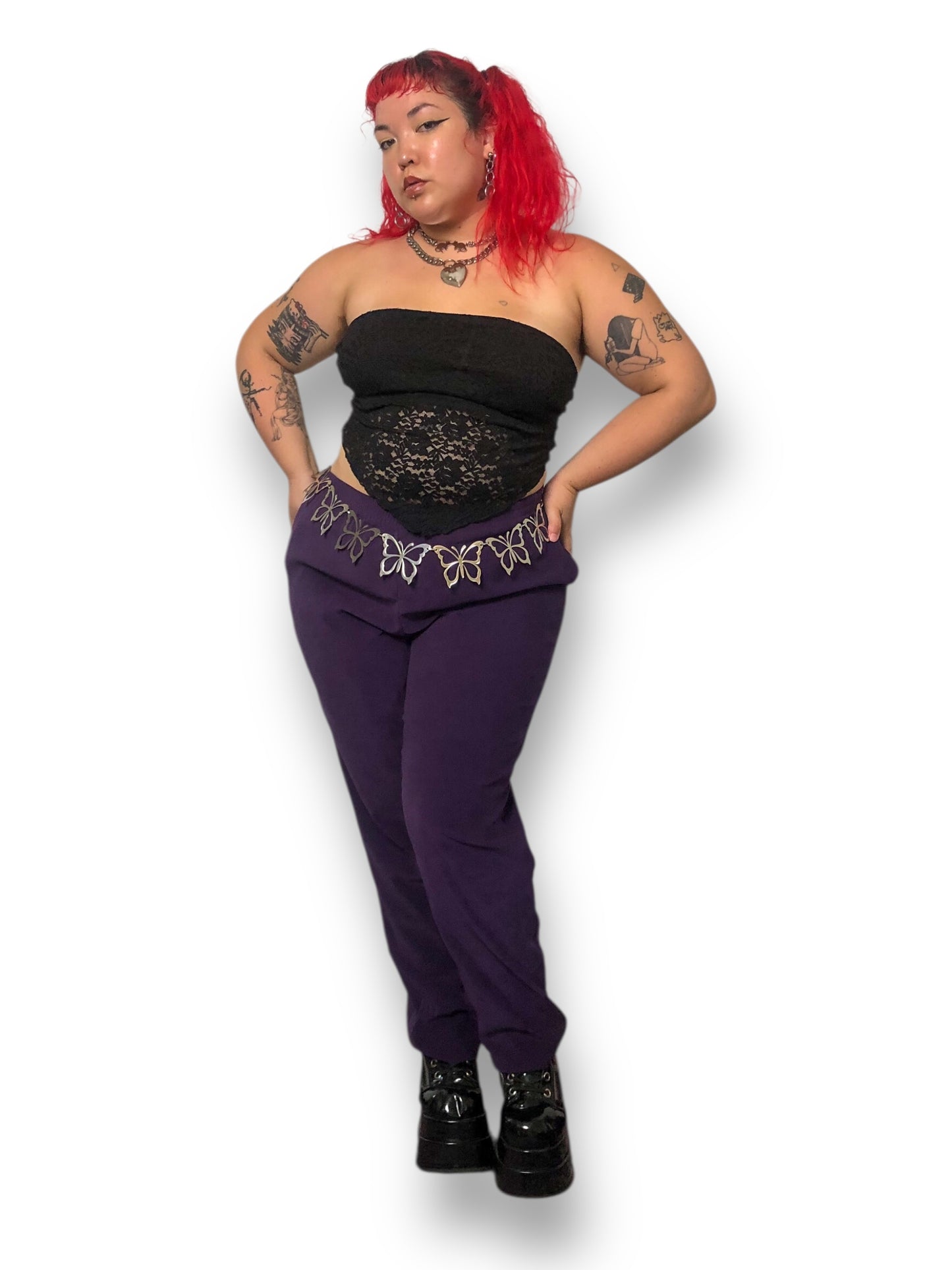 90’s/Y2K TanJay Purple Pants (XL/2X)