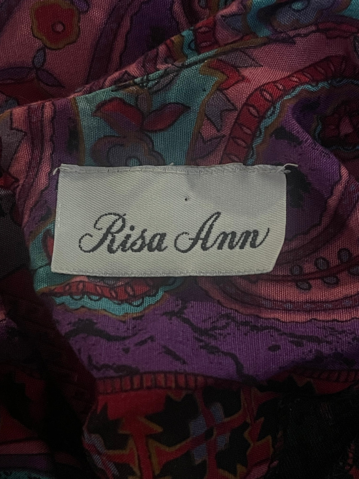 80’s Retro Print Midi Dress (2X/3X)