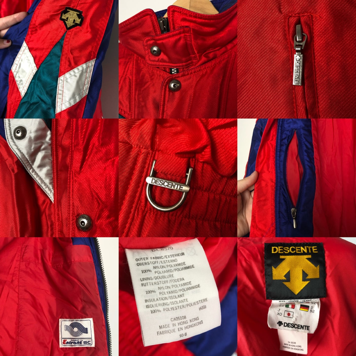 80’s Descente Red Ski Jacket (L)