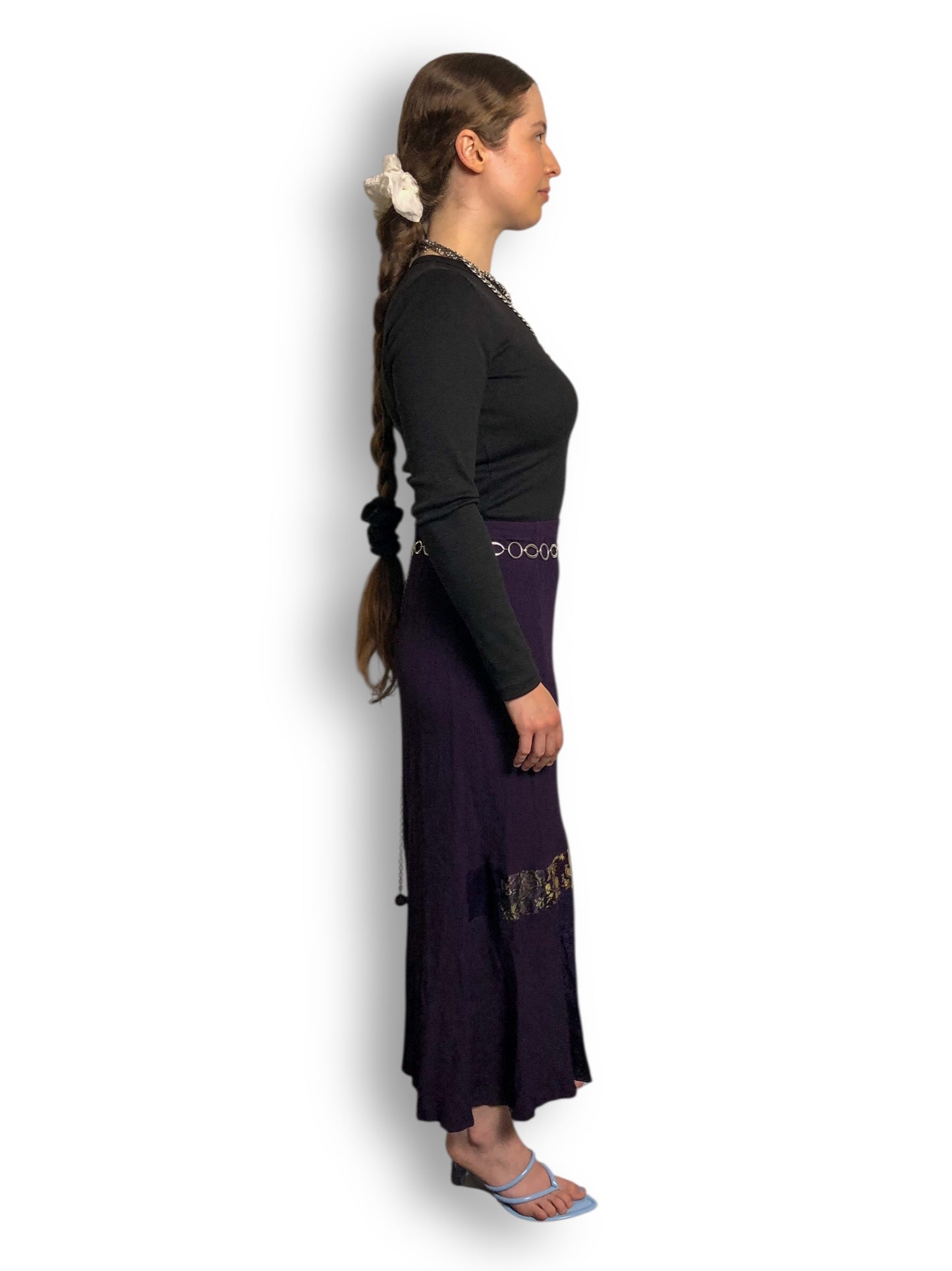 90’s Tommy n Loulou Purple Midi Skirt (M/L)