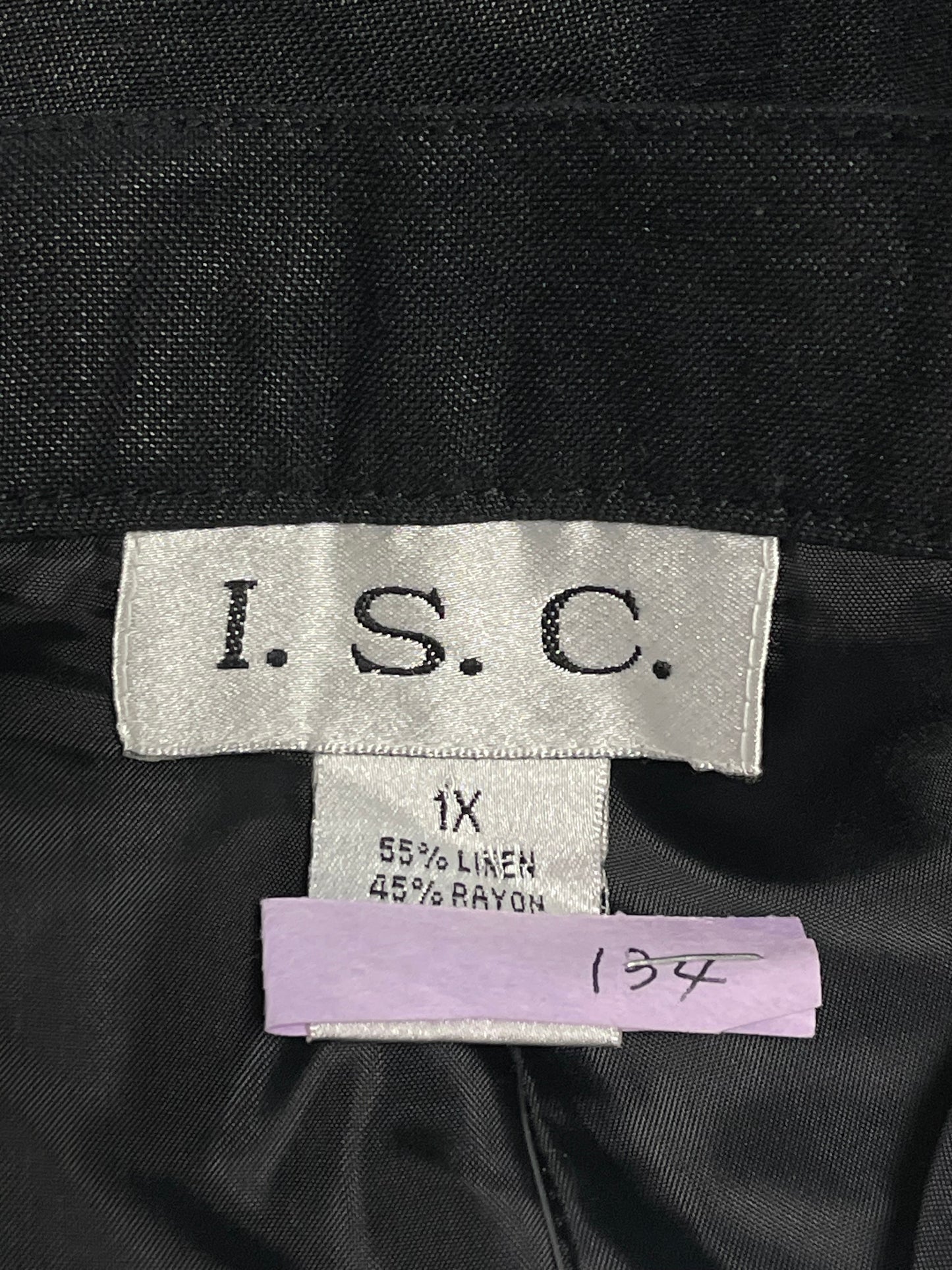 90’s/Y2K Black Embroidered Pants (1X)