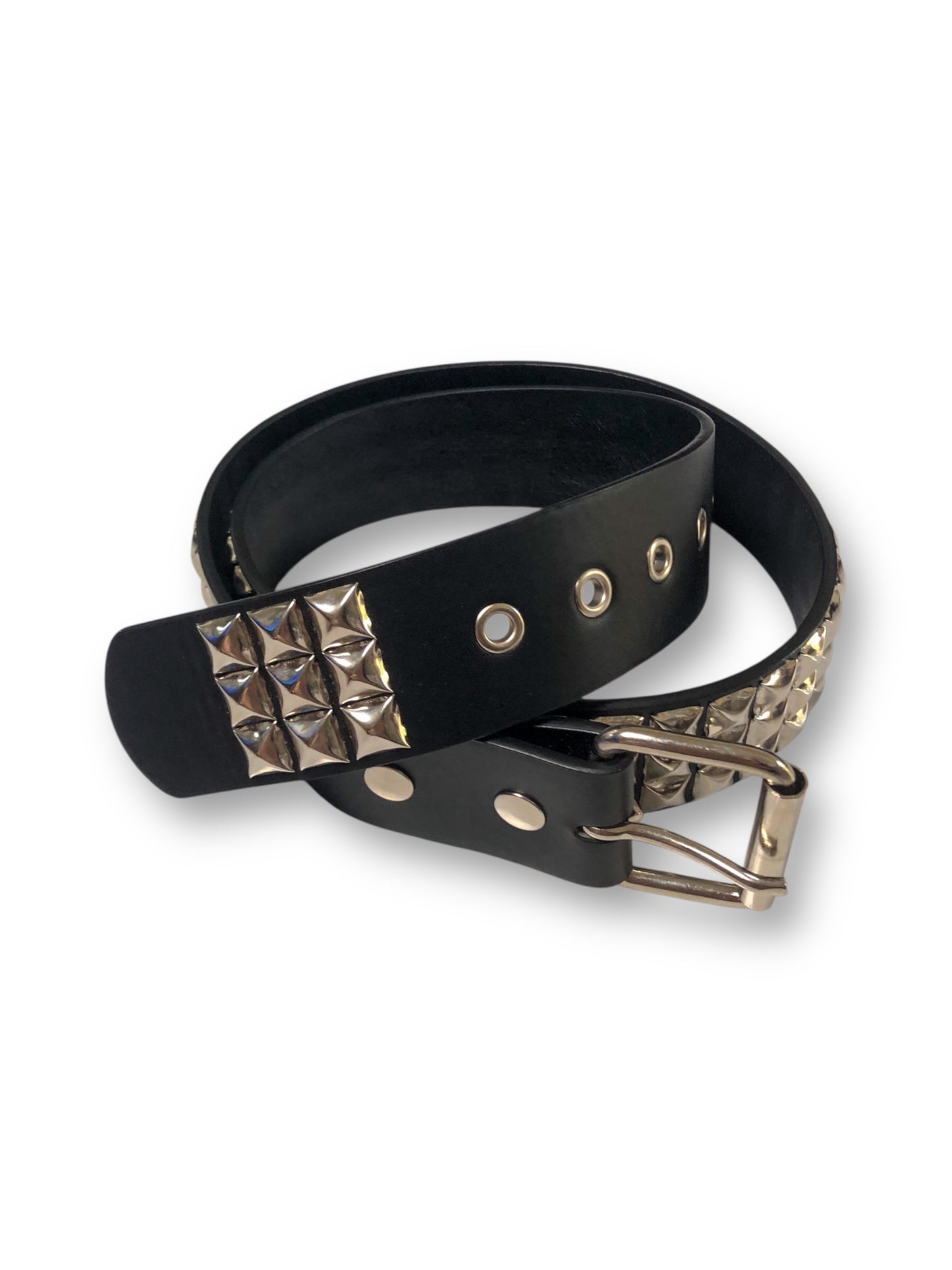 Black Studded Belt (L)