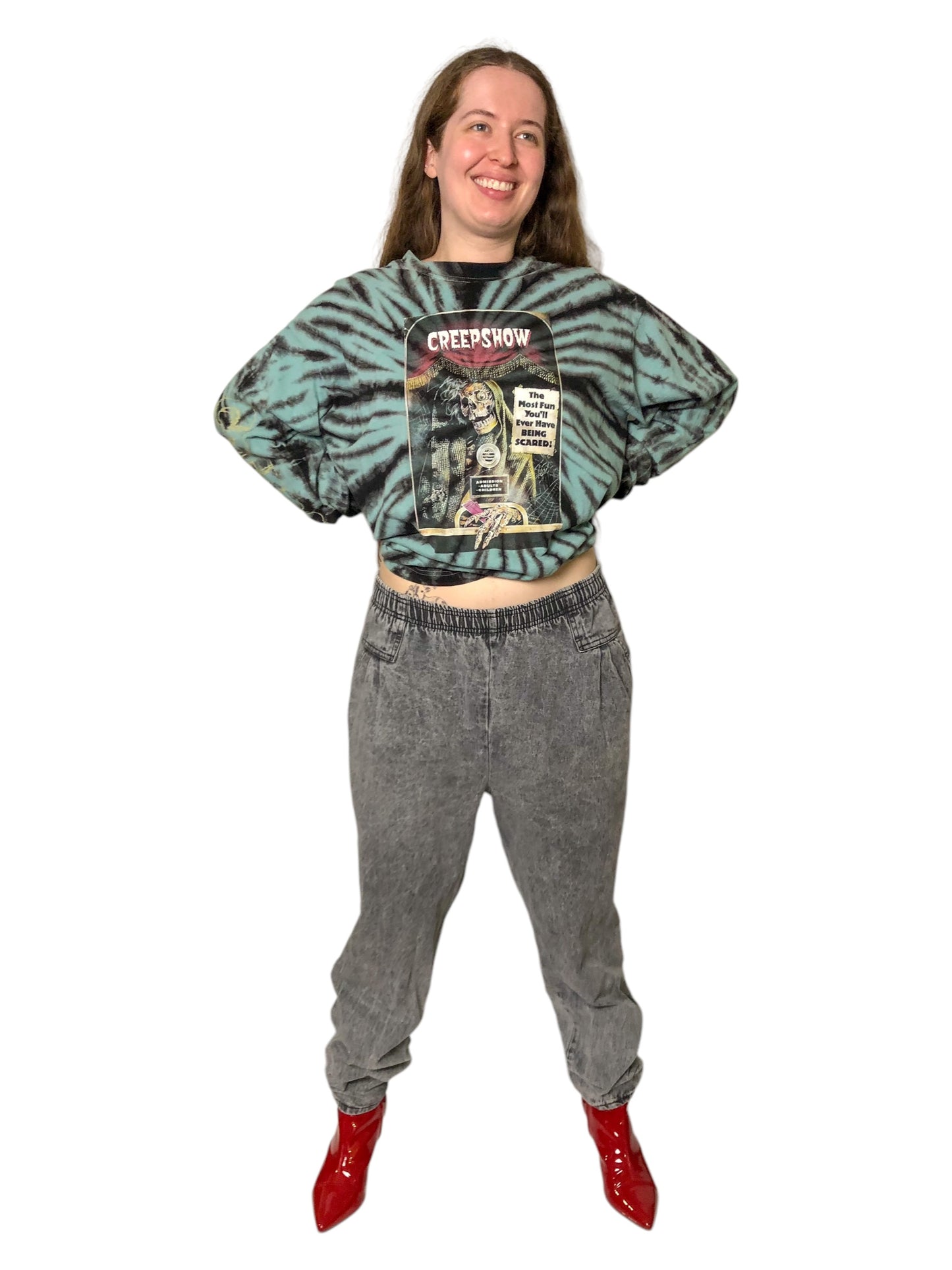 80’s/90’s Tory Island Gray Acid Wash Jeans (XL)