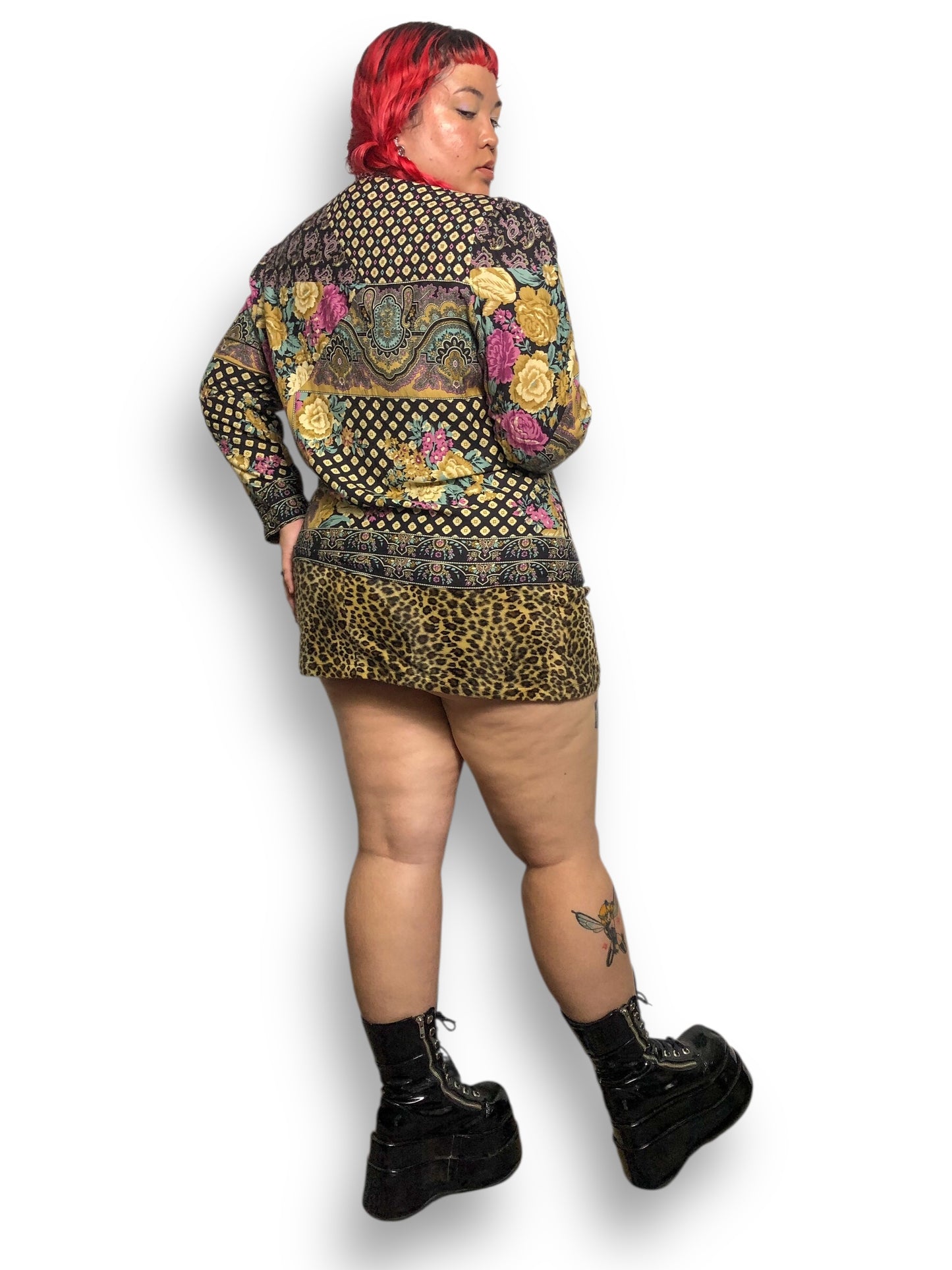 80’s Tracy Richards Retro Patterned Blouse (2X)