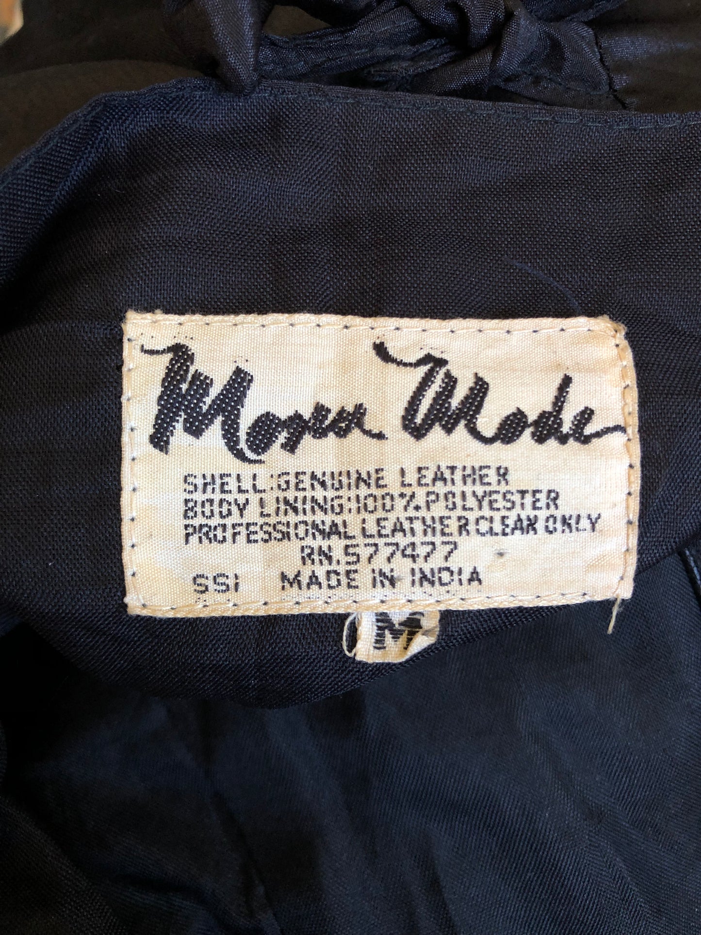 80’s Mona Mode Leather Halter Vest (M)