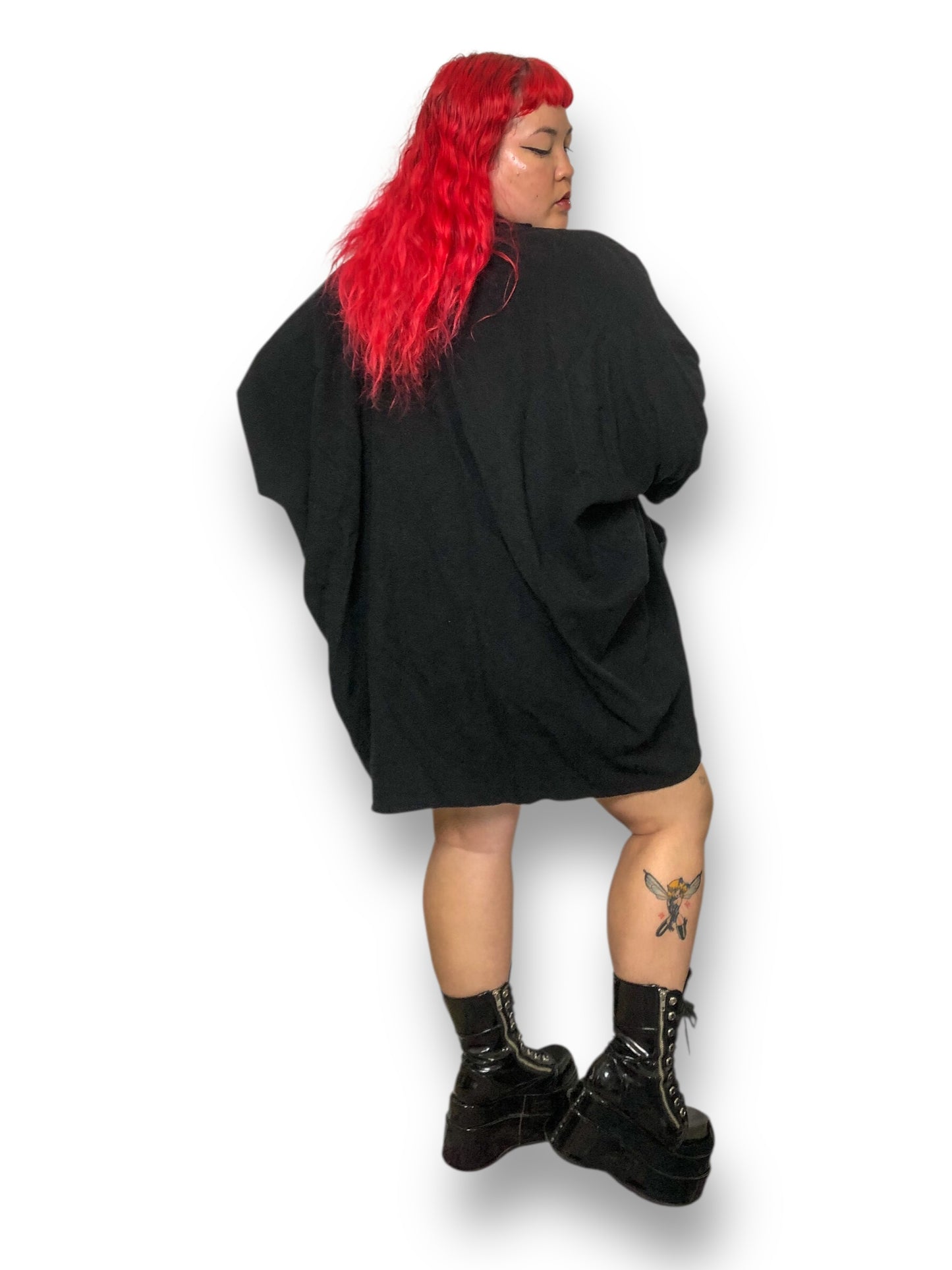 90’s Beth Schaeffer Black Wool Cardigan (OSFM)