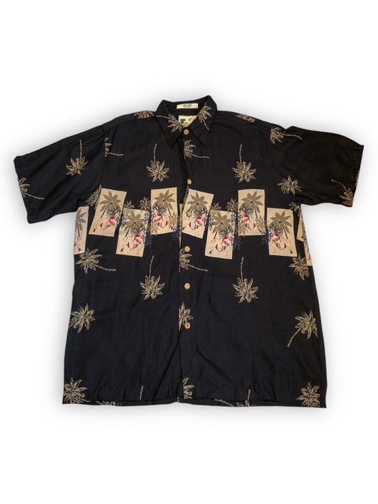 80’s Rob Chereskin Black Hawaiian Shirt (M/L)