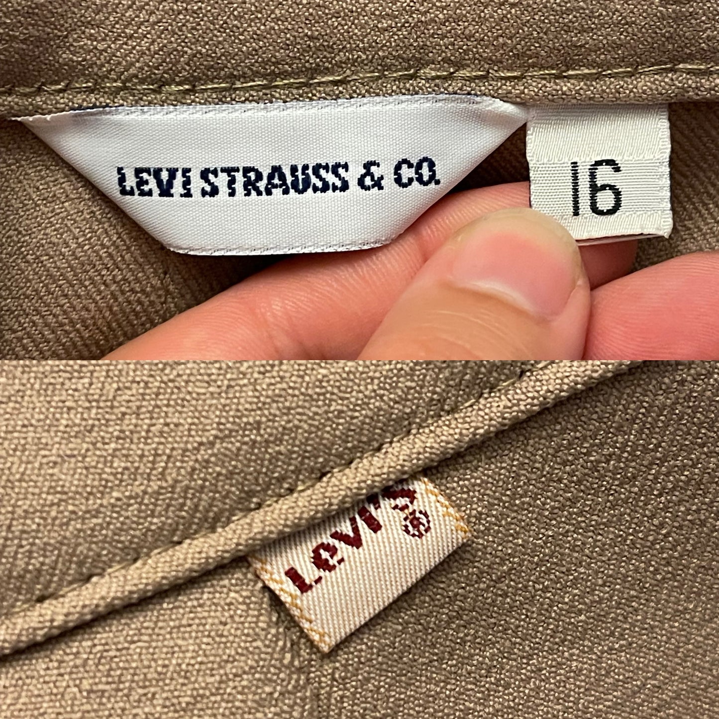 80’s Levi’s Khaki Slacks (L)