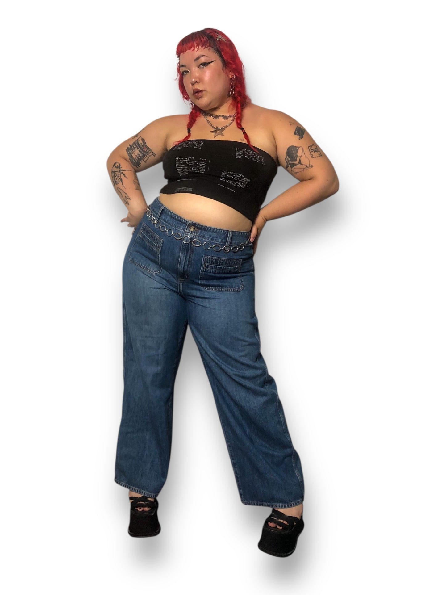 90’s/Y2K Old Navy Wide Leg Denim Jeans (2X/3X)